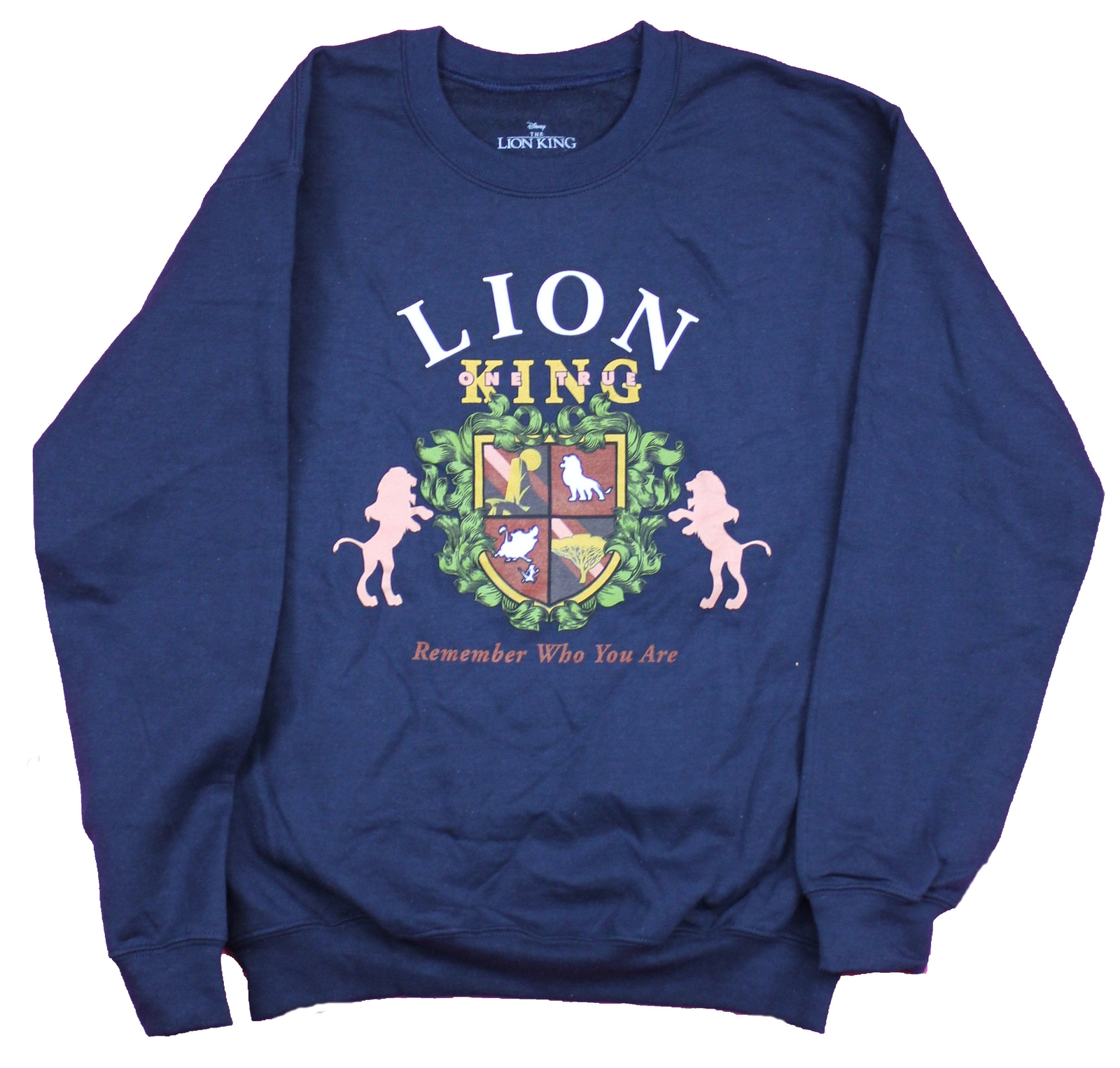 The Lion King Disney Mens Crewneck Sweatshirt – Remember Who You Are Blue
