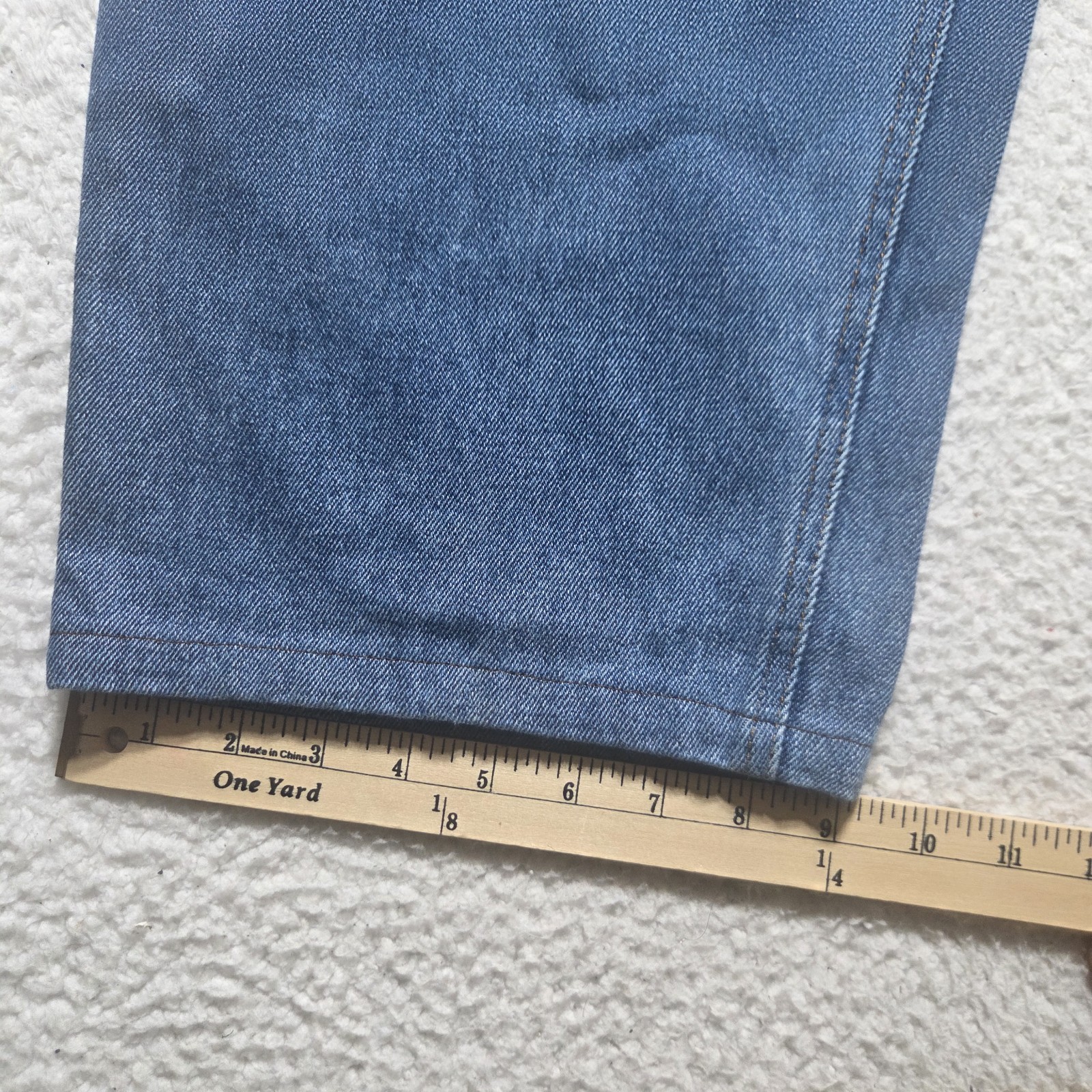 Vintage World Industries Baggy Wide Leg Skater Jeans Mens 36×26 Embro