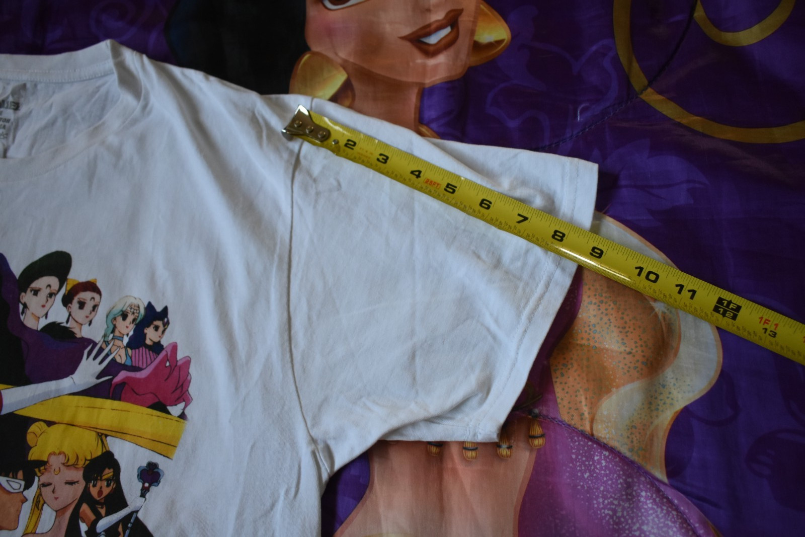 VTG RARE Characters Vintage 90s Made In USA Sailor Moon R Anime T-Shirt Size L
