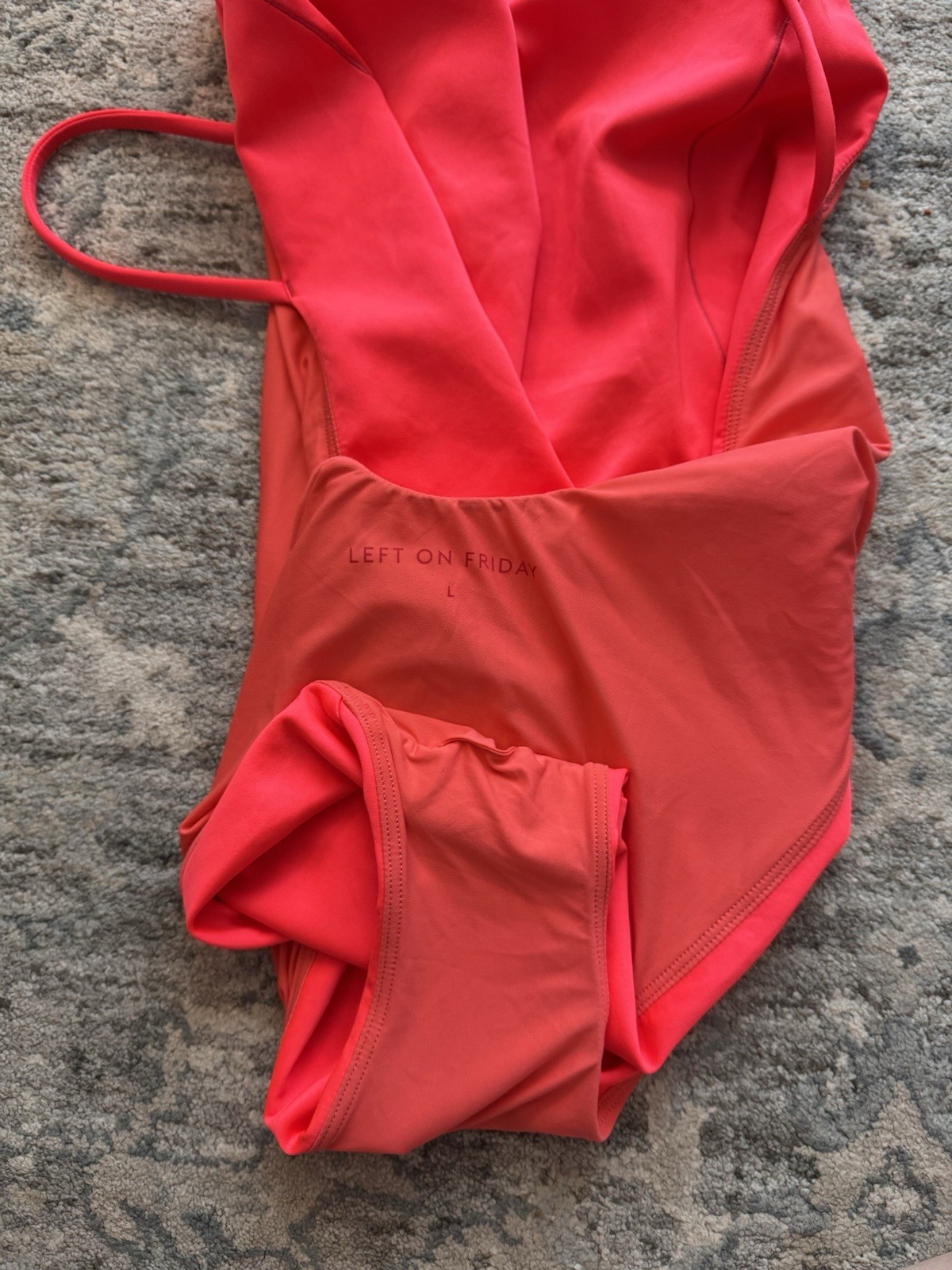 Left On Friday Weekender Suit Large One Piece Rescue Neon Red Regular Hot Pink L