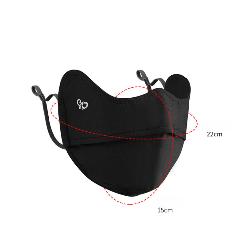 Summer UV Face Cover Mask UPF50+ Nylon Breathable Sun Mask with Eye Protection