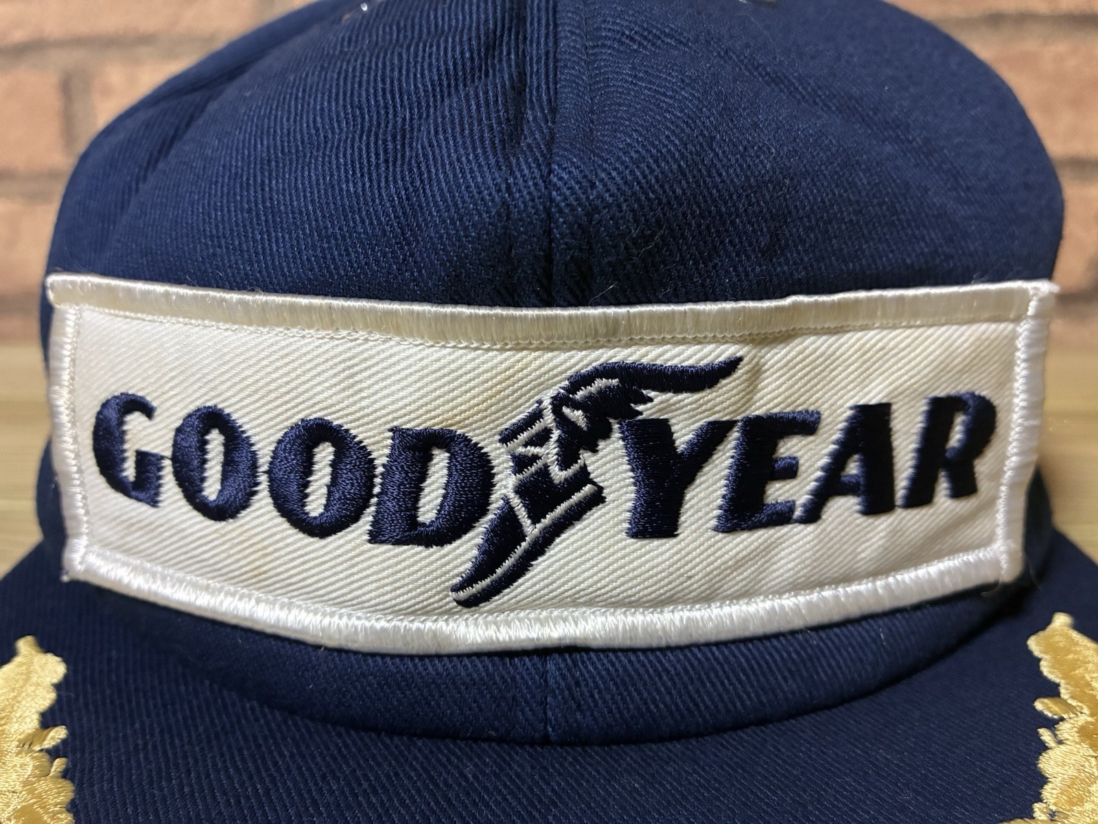 Goodyear Tire Racing Vintage Hat Cap Formula 1 Motorcycle Snapback Made In Japan
