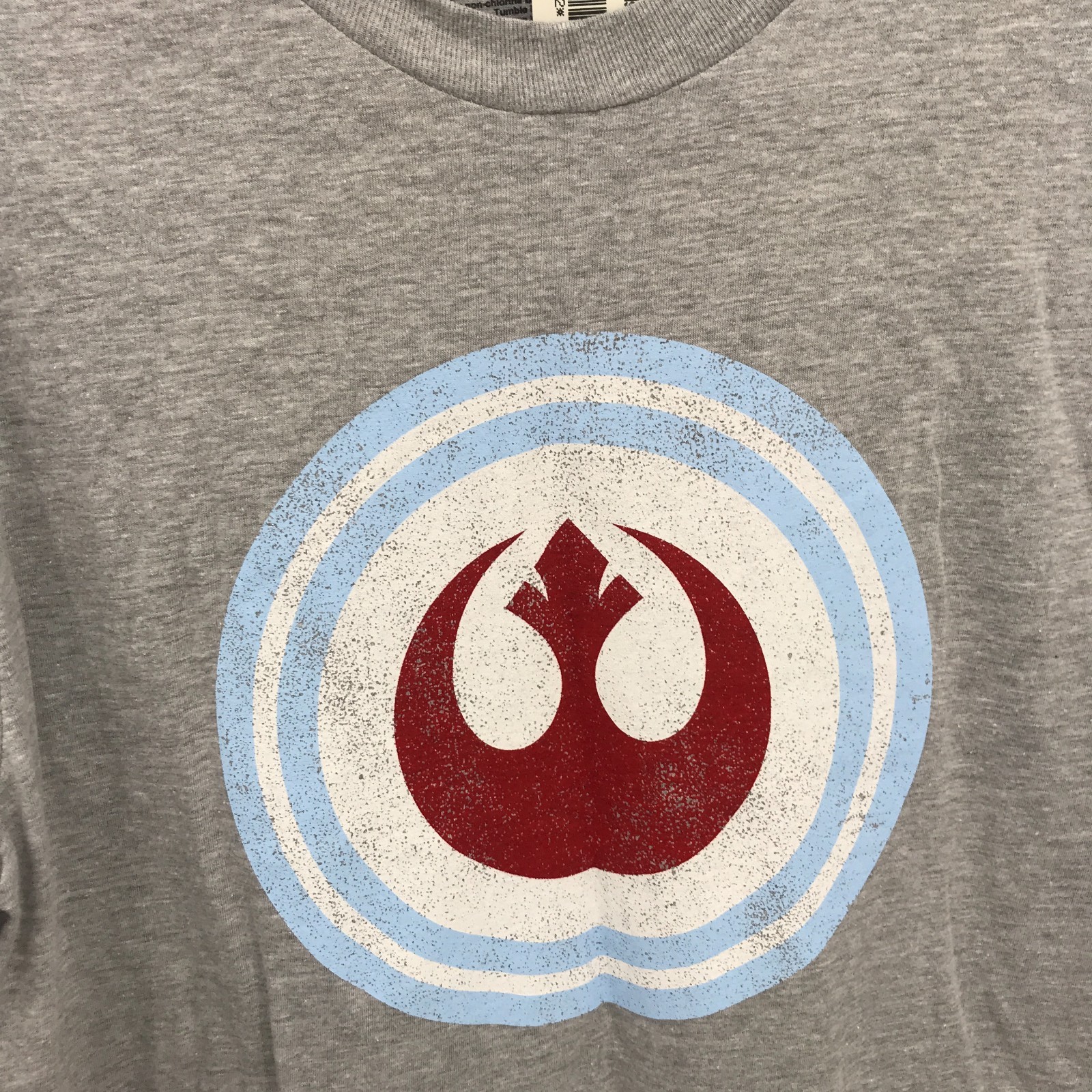 Star Wars Shirt Men Medium Gray Rebel Alliance Logo Celebration 2019 Chicago New