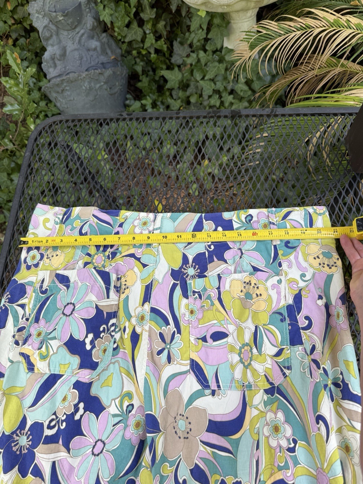 Anthropologie Maeve The Colette Wide Leg Flower Power Pants 21/22
