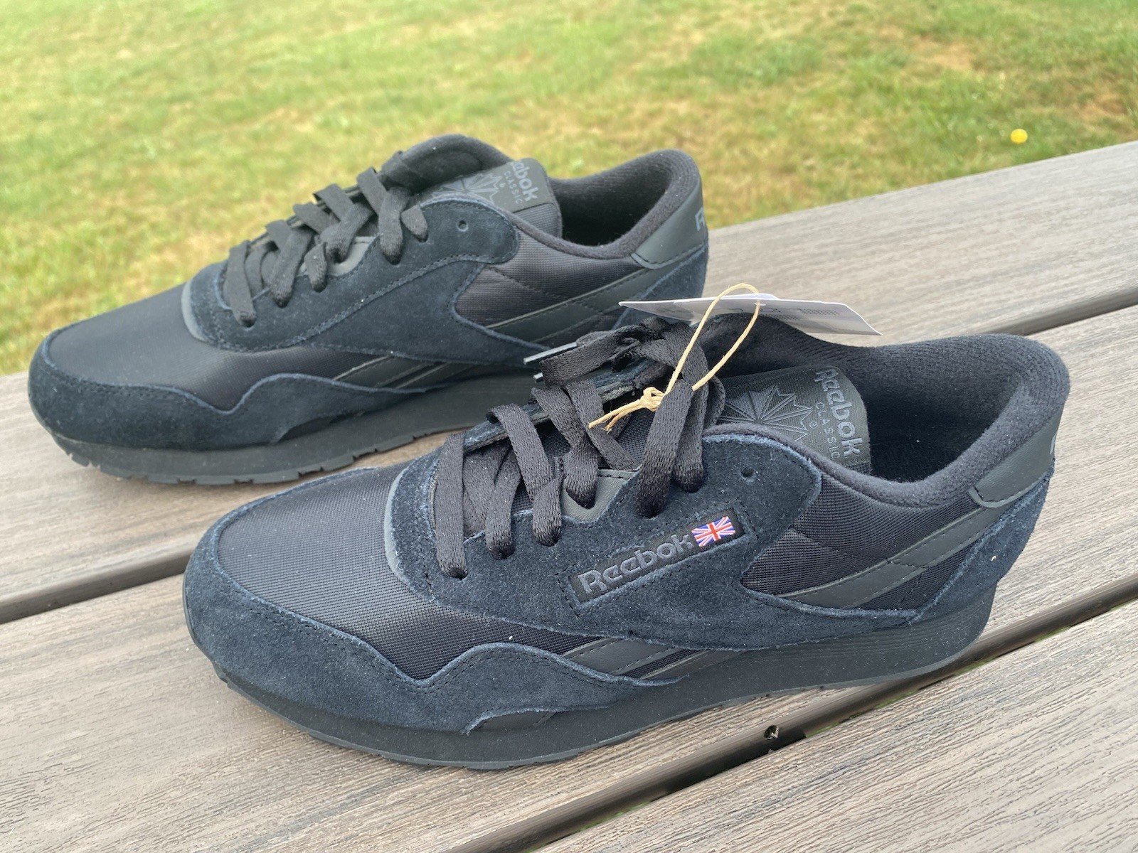 100033377 Reebok Classic Nylon – Triple Black Size M8.5/ W10 Brand New In Box