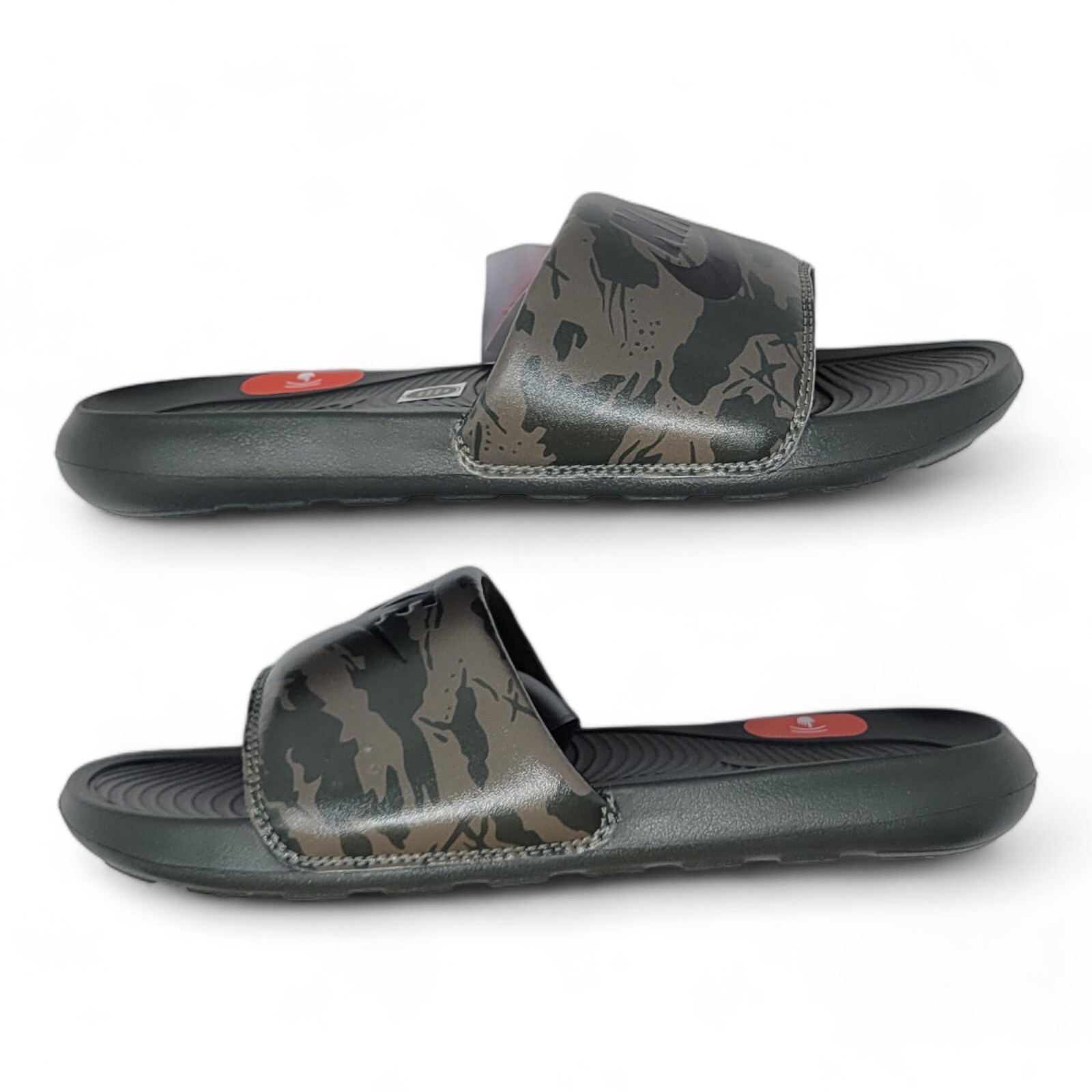 Nike Victori One Athletic Slides Men’s Sizes 7 or 8 Olive Stone Sport Sandals