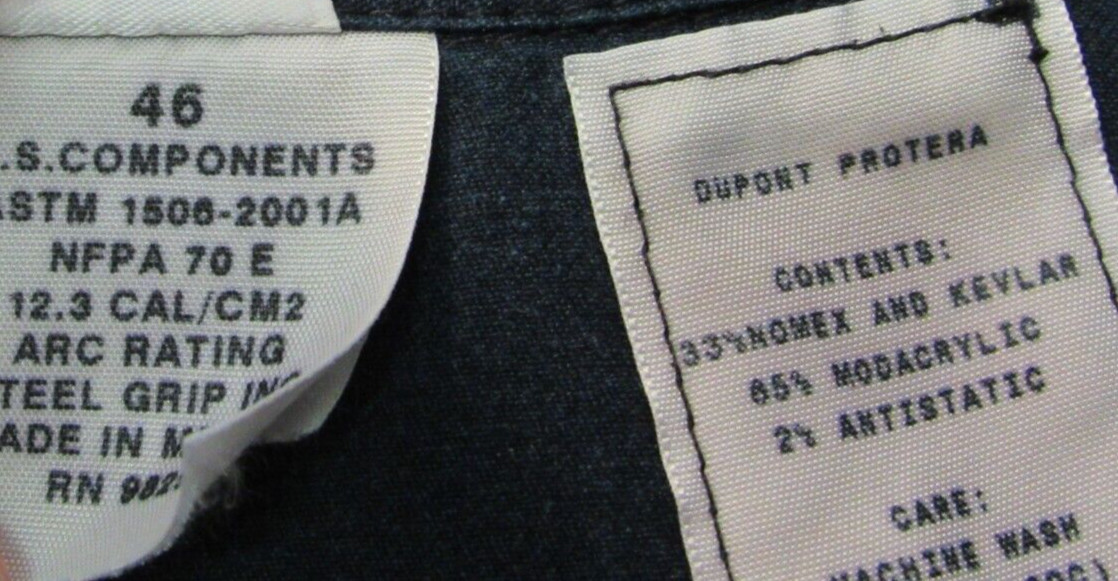 Workwear Protera Blue Men’s Medium L/S Coveralls Jumpsuit sz. 46