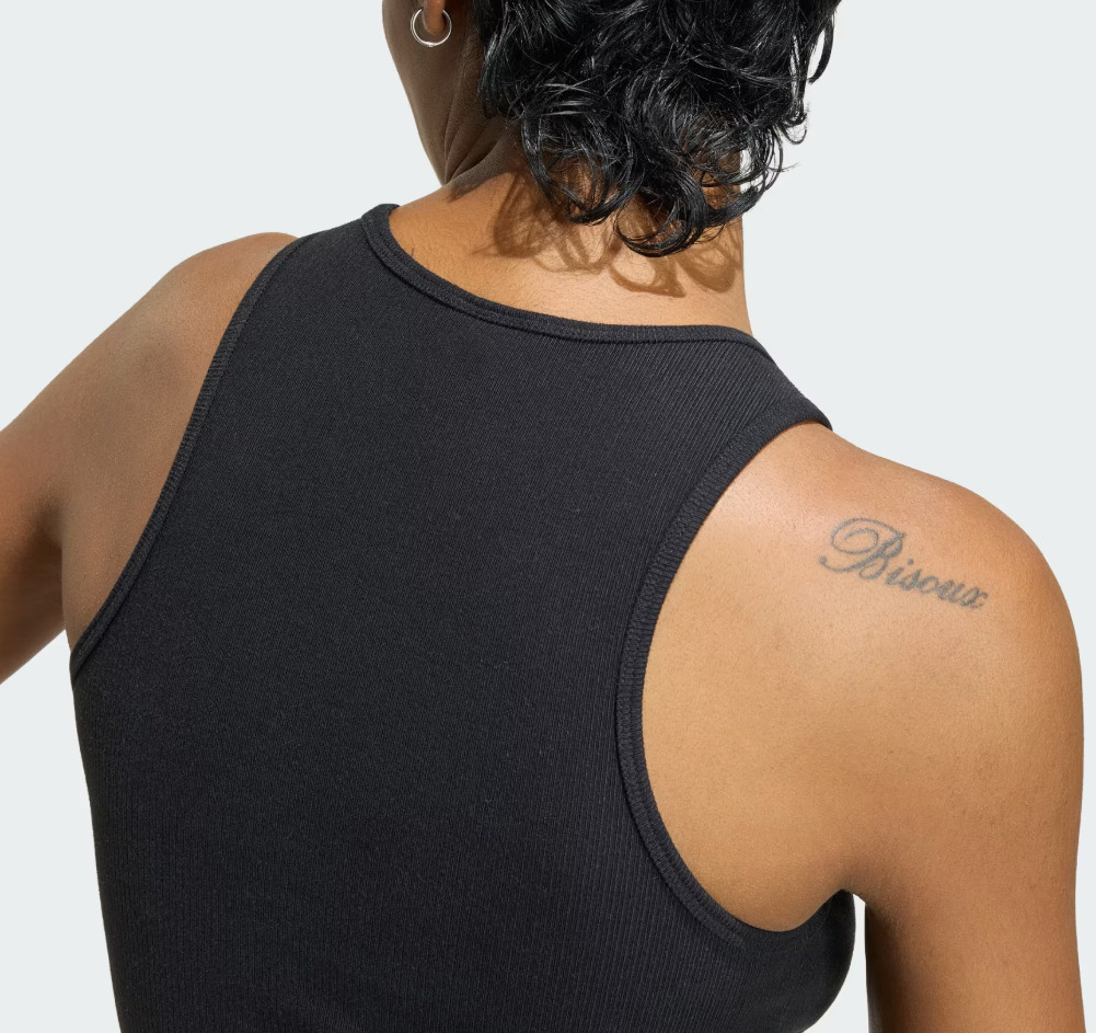 adidas Originals Essential Rib Tank Top Women’s Lifestyle Casual AsiaFit KR3602