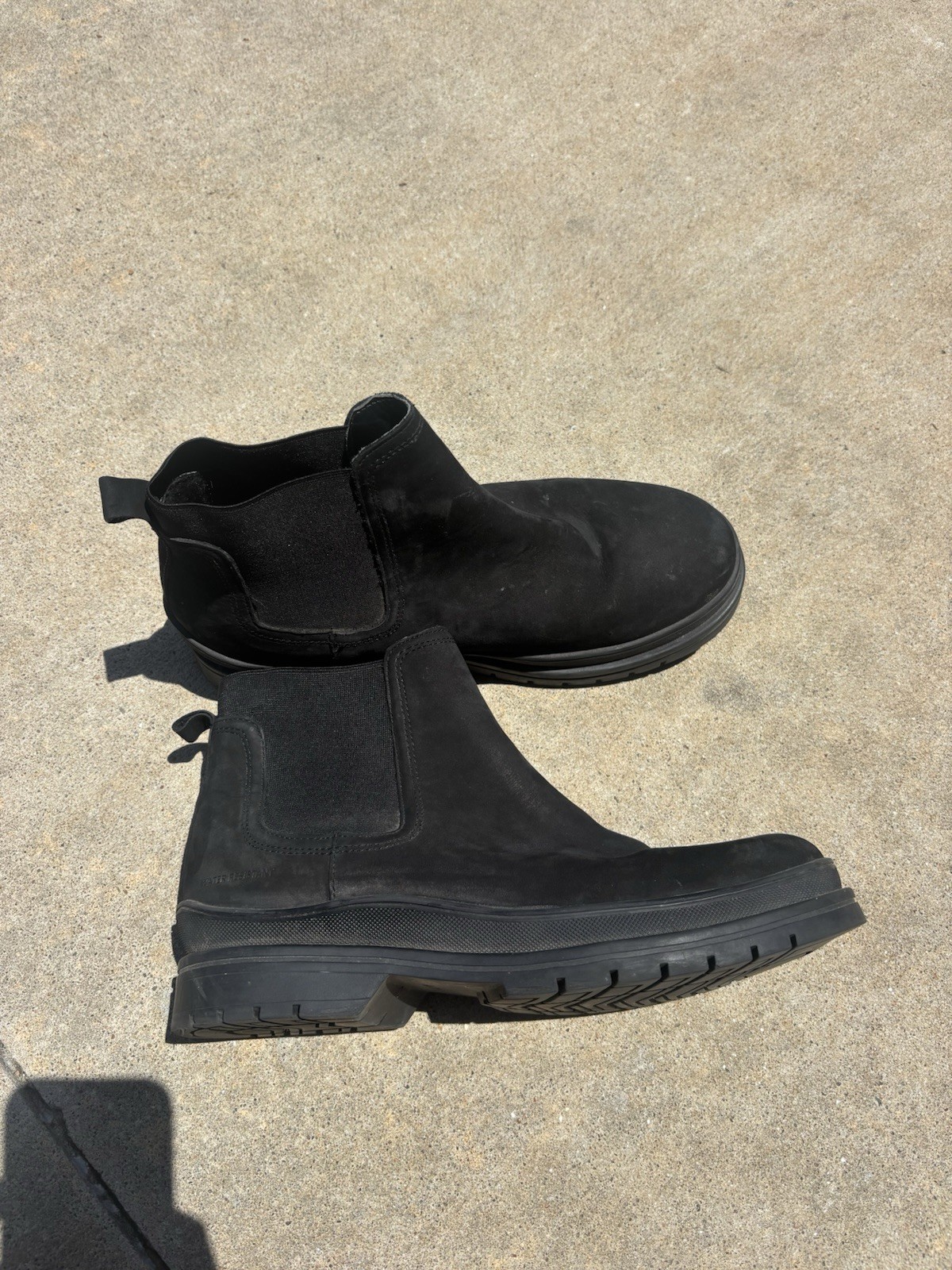 ALDO Women’s Black Chelsea Ankle Boots Round Toe Pull-On US 10.5 EU 43.5