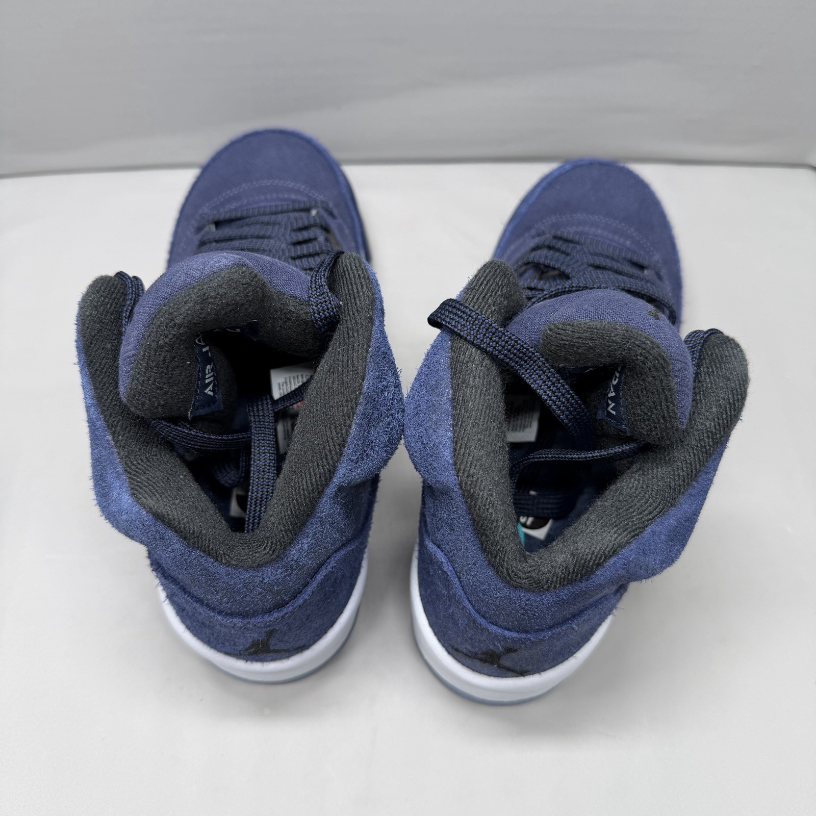 Air Jordan 5 Retro Midnight Navy Sneaker FN5452-400 Youth Sz 6Y Women 7.5 Bgrade
