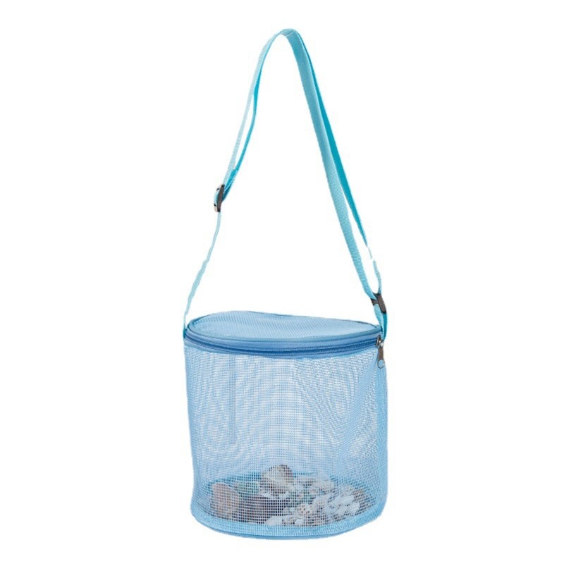 Hangable Swimming Beach Bucket Bag Child Bath Bag Pool Toy Storage Shoulder Bag