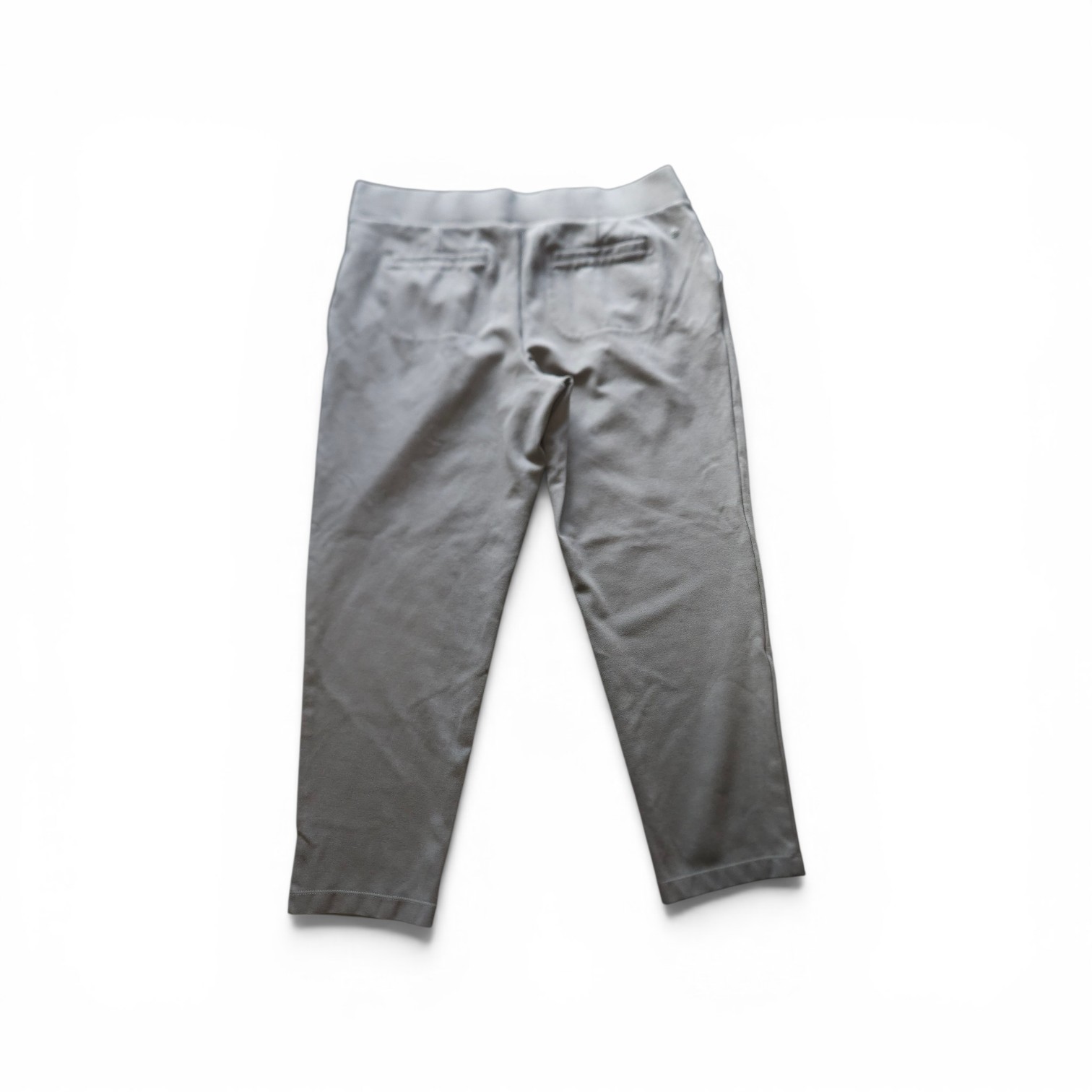 Modern Ambition Women’s Gray Solid Dress Pants Pleated Regular 24.5 Inseam