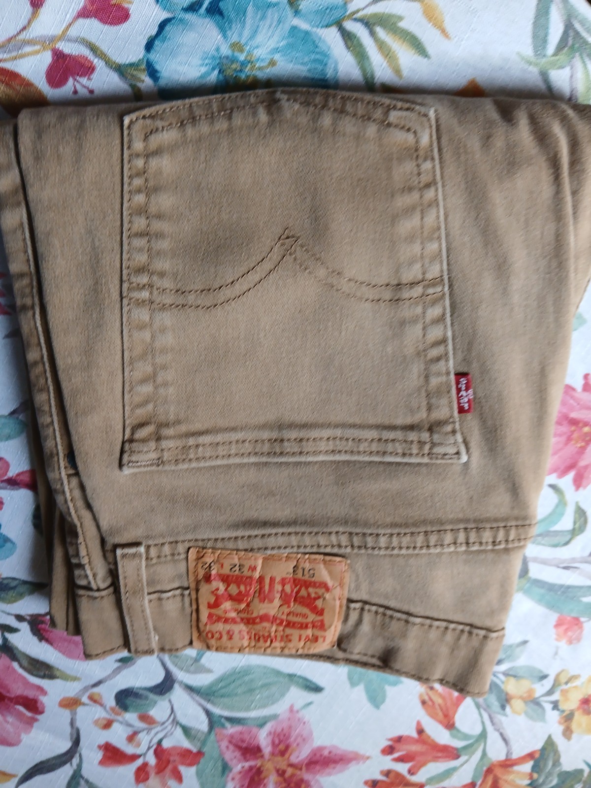 Levi’s 2-Pair Men’s 500 Series Straight Leg Denim Jeans Blue/Beige 5-Pocket