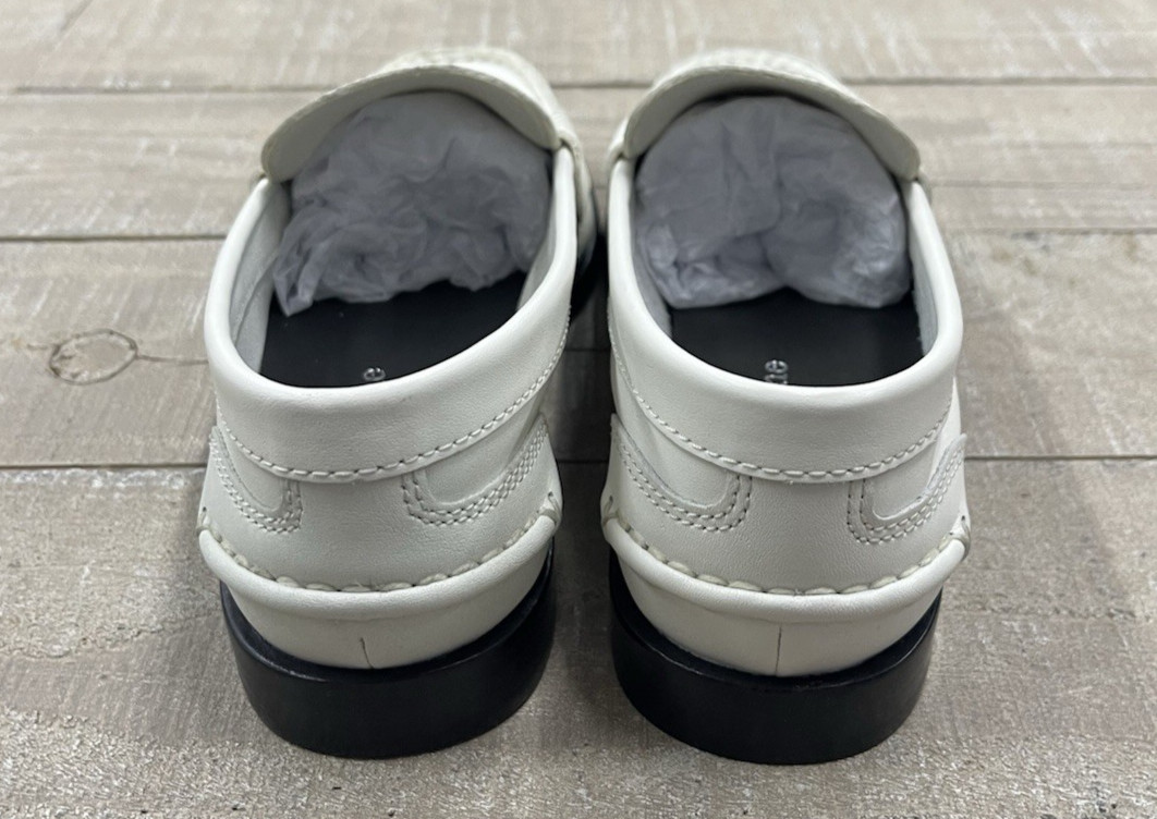 NIB Rag & Bone $298 Carter Loafer Shoes In Antique White Size: 37 (US 7)