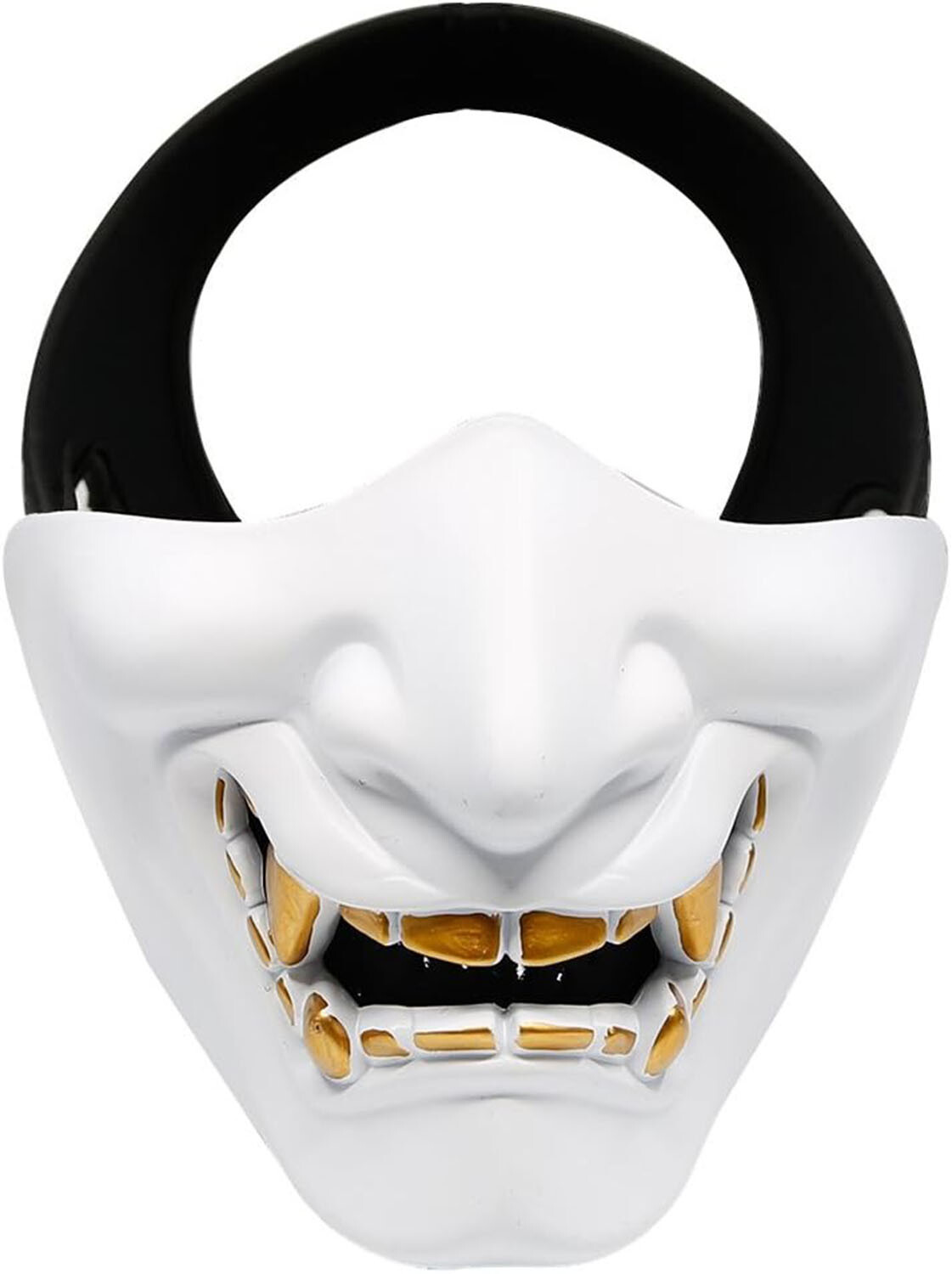 Tactical Airsoft Half Face Mask Evil Demon Monster Protective Mask for Halloween