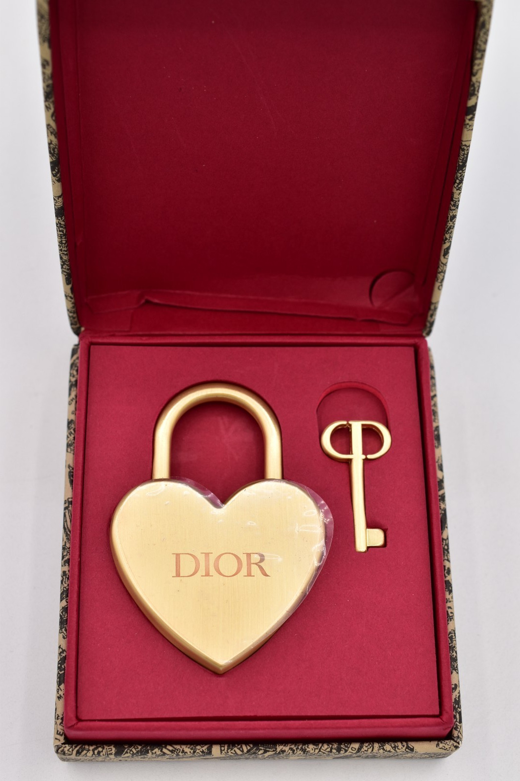 Christian Dior Love Gold Heart Lock & Key Brand Novelty Limited Edition New Box