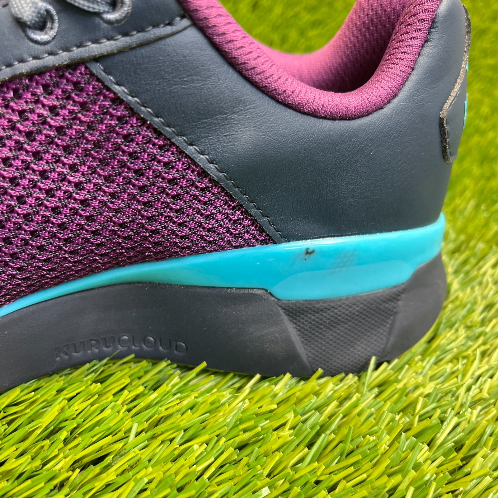 Kuru Quantum 2.0 Womens Size 5.5D Purple Blue Athletic Running Shoes Sneakers