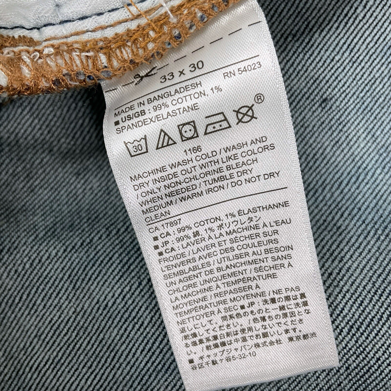 Banana Republic Jeans Men 33×30 (ACTUAL 34×27.5) Dark Blue Straight Fit Denim