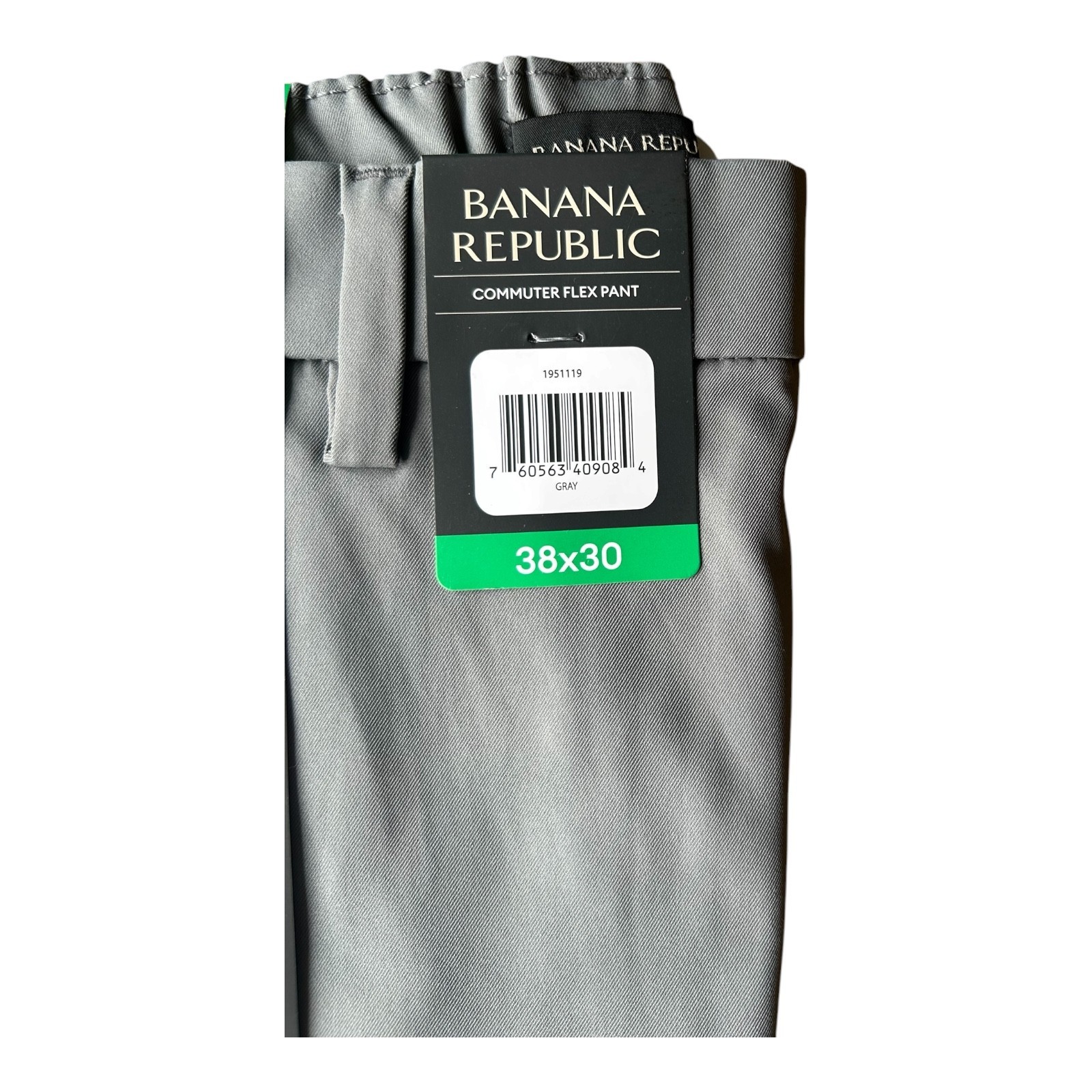Banana Republic Men’s Commuter Flex Pant Gray Size 38×30