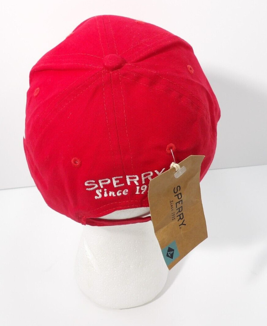 Sperry America’s Cup 2017 Bermuda Red Adjustable Hat Adult Unisex Cap