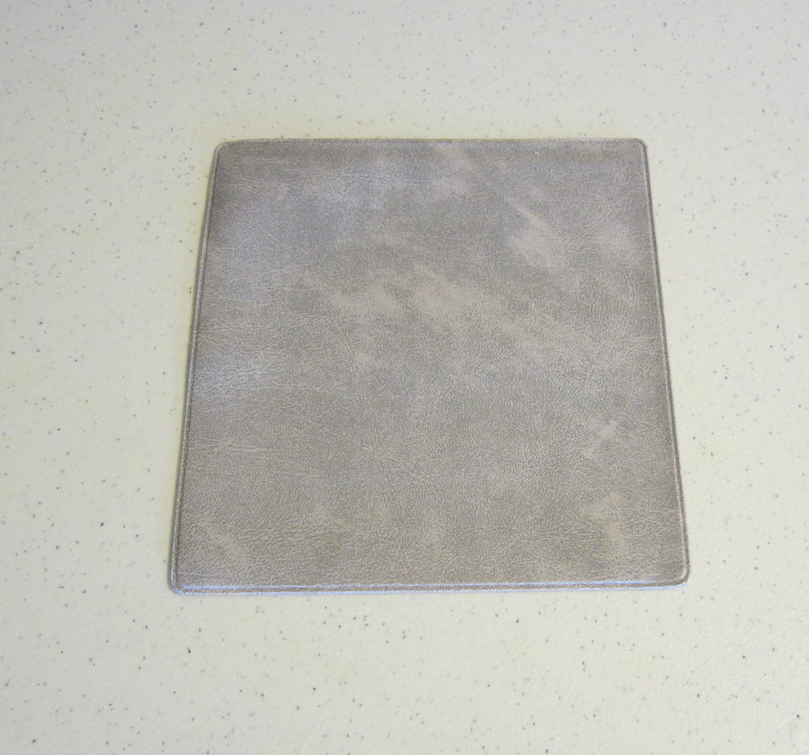 1 NEW GREY MARBLE VINYL CHECKBOOK COVER WITH DUPLICATE FLAP CHECK BOOK COVERS