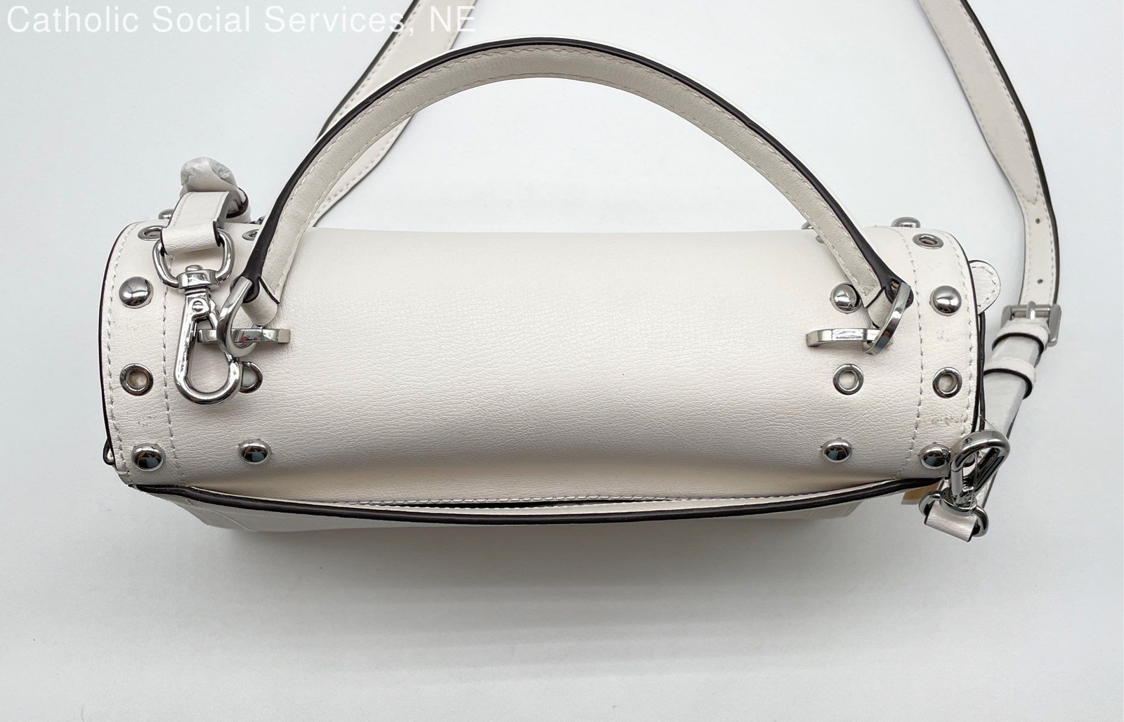 Michael Kors Optic White Satchel handbags AC-1902 T19 – Size Medium