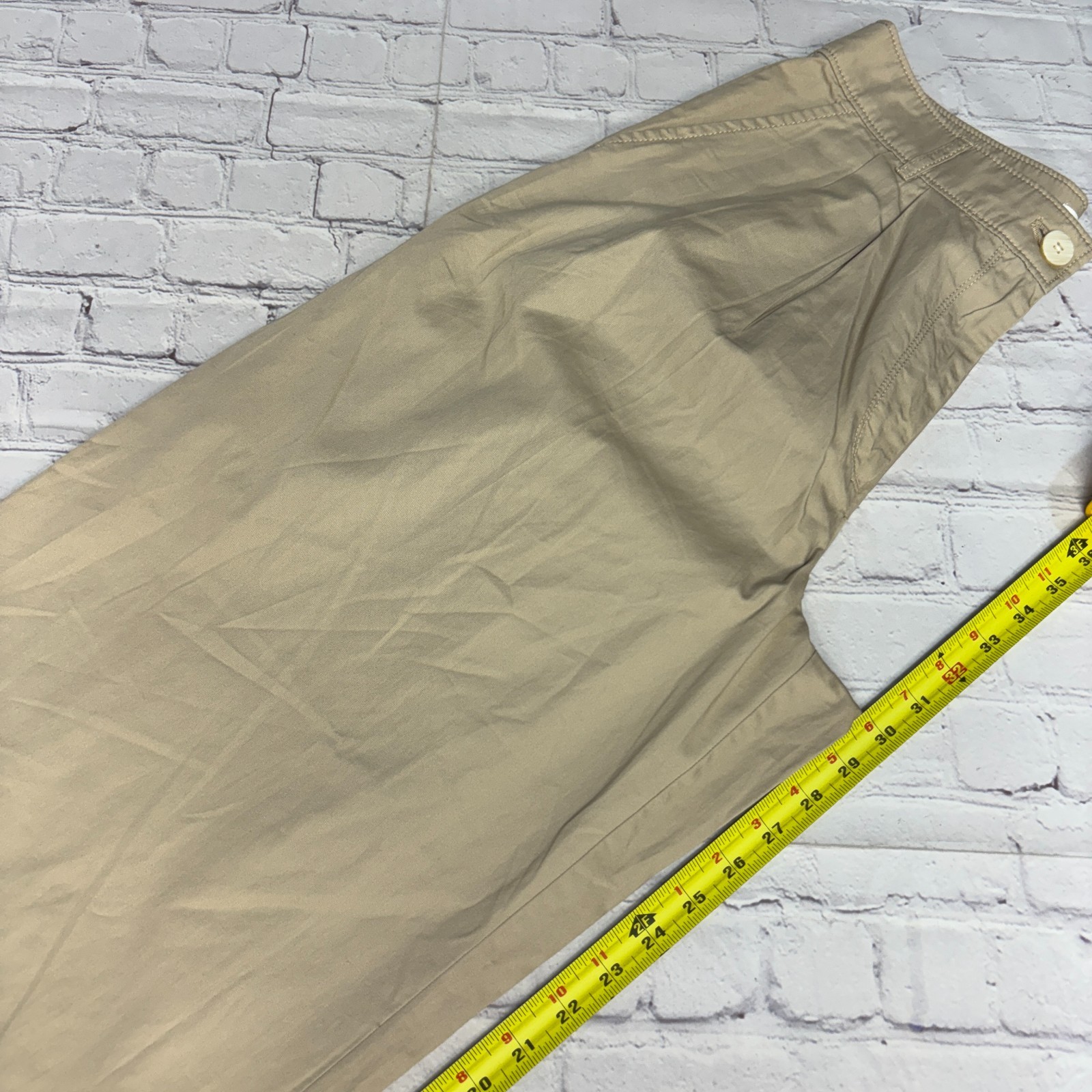 NWT Ann Taylor LOFT Pleated Wide Leg Pants Trouser Size 6 Beige SP24 D077 -27
