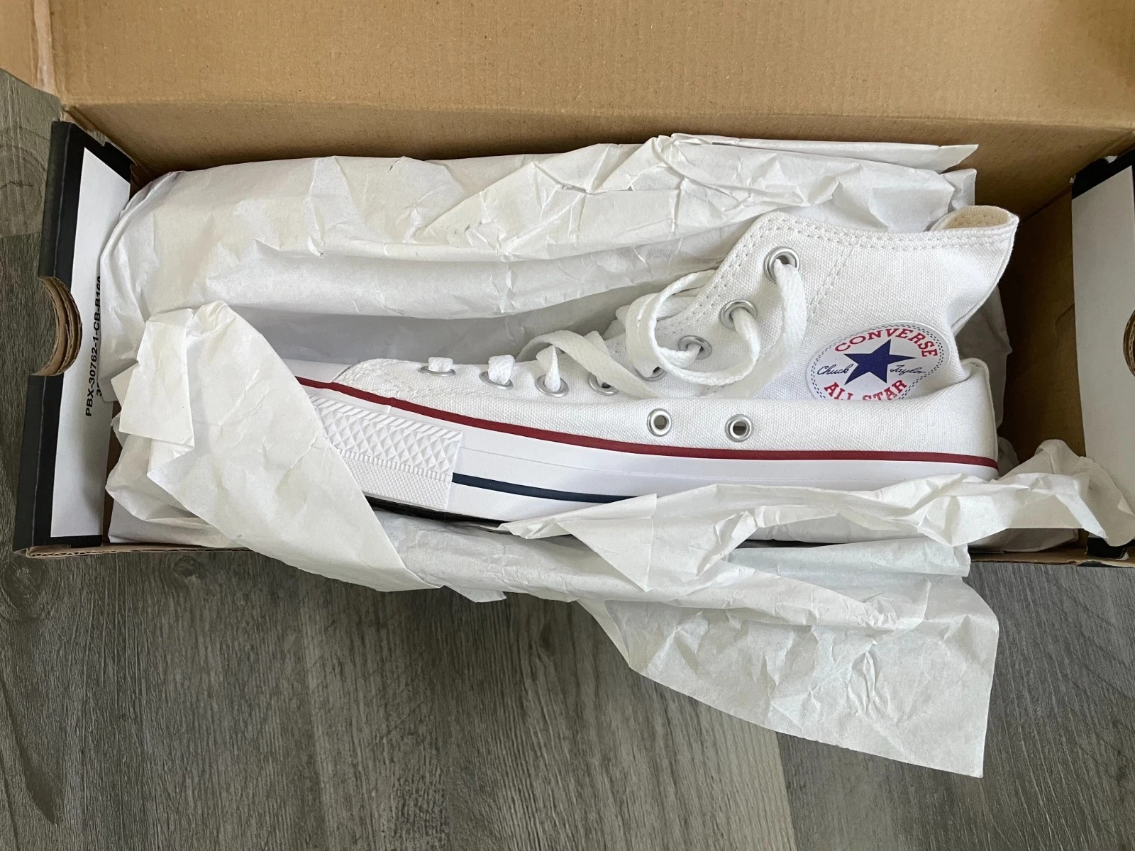 Converse All Star High Canvas Shoes OPTICAL WHITE Sneakers Assorted Sizes