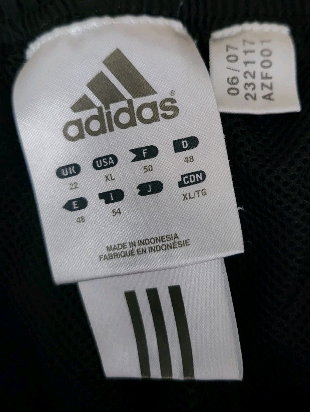 🔥 Adidas Sweatpants Track Pants Black & Blue Adult XL 32″-34″ Waist 30″ Inseam