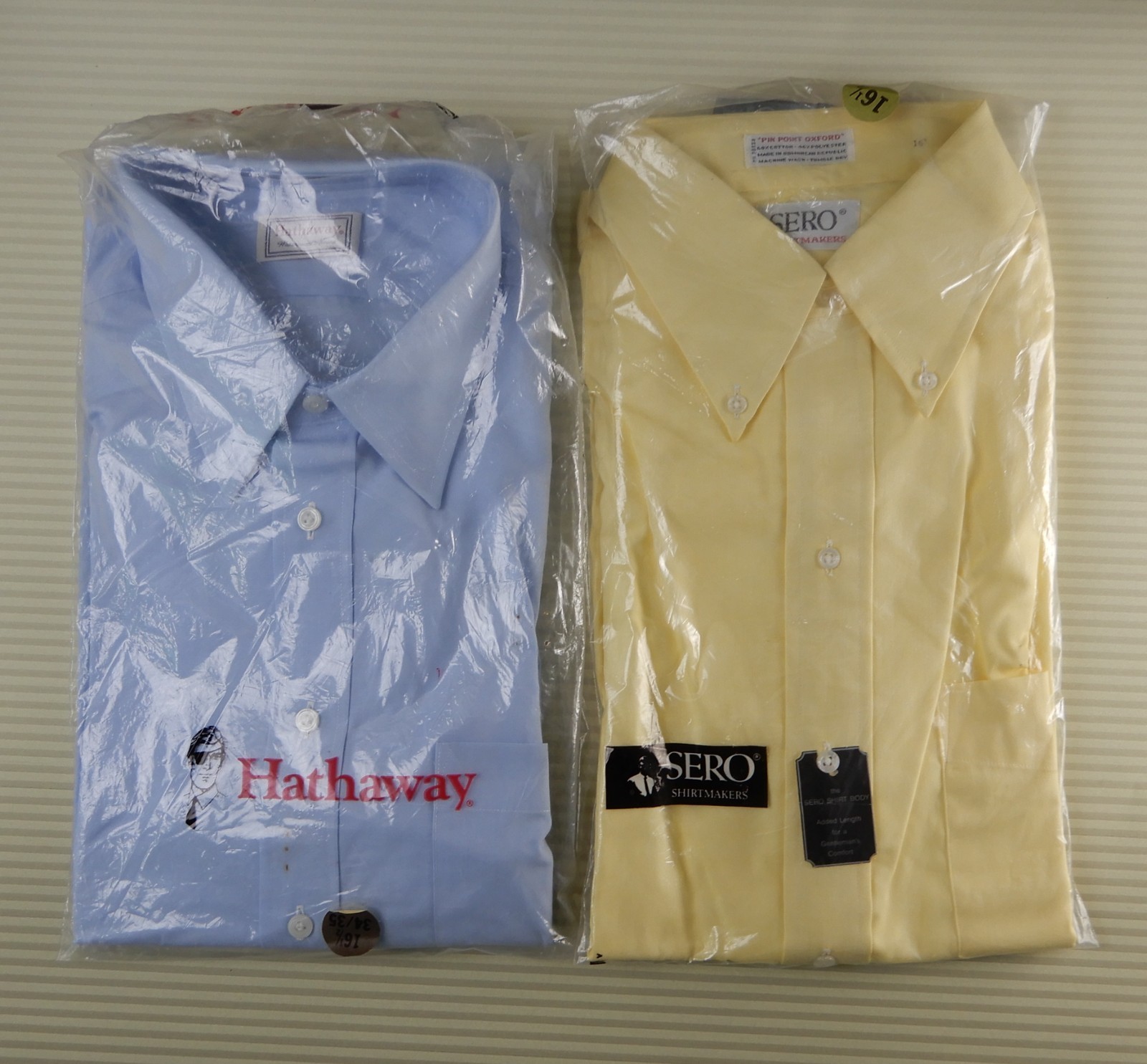 Two New Long and Short Sleeve Shirts Men’s 16-1/2 and 16-1/2 -35