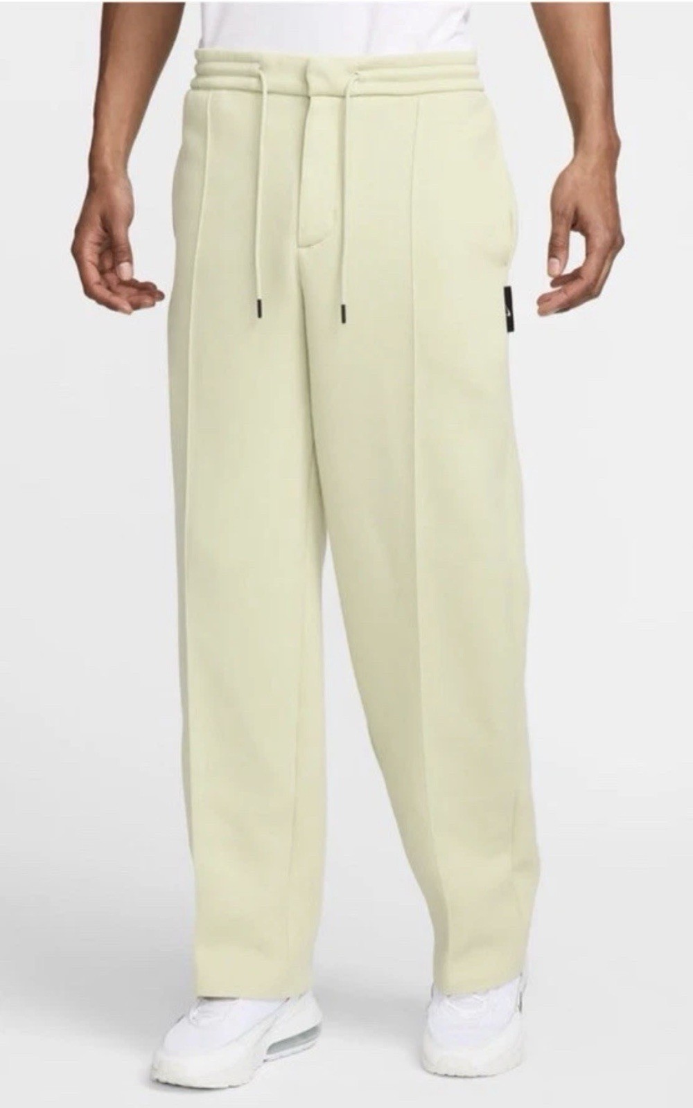 Nike Tech Fleece Open Hem Sweatpants Men’s Size XL FZ7583-371 Olive Aura NWT