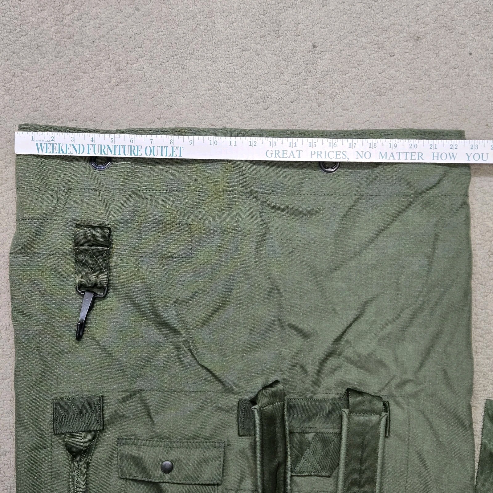 US Army Military Deployment DUFFLE Duffel Flight Carry-on Sea Bag Back Pack USGI