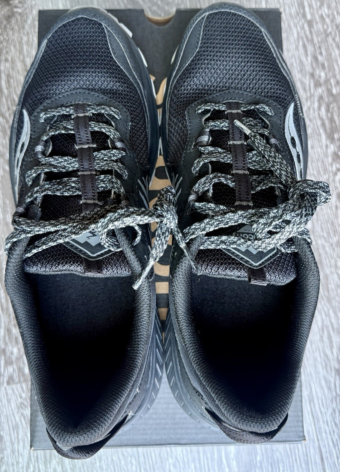 Saucony Excursion TR15 Trail Running Shoes, Black/Shadow S20668-10, US MENS 11.5