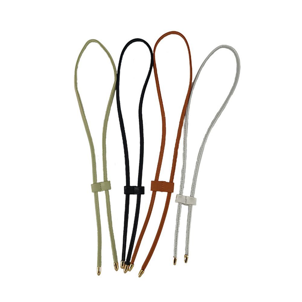 PU Leather Drawstring Replacement Strap for Bucket Bag Handbag DIY Backpack 97cm