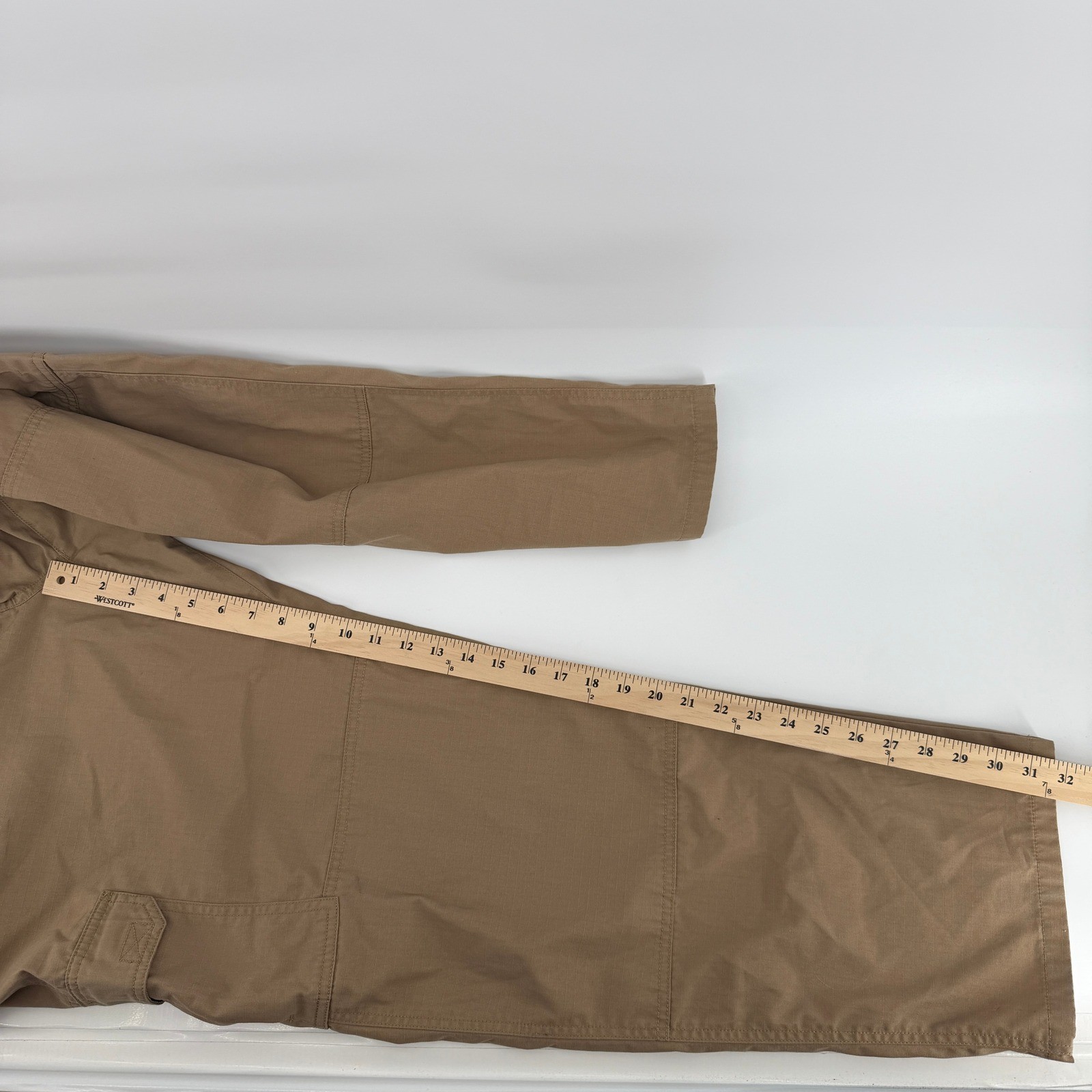 5.11 Tactical Cargo Pants Mens 42×32 Khaki Ripstop Multi-Pocket Utility Workwear