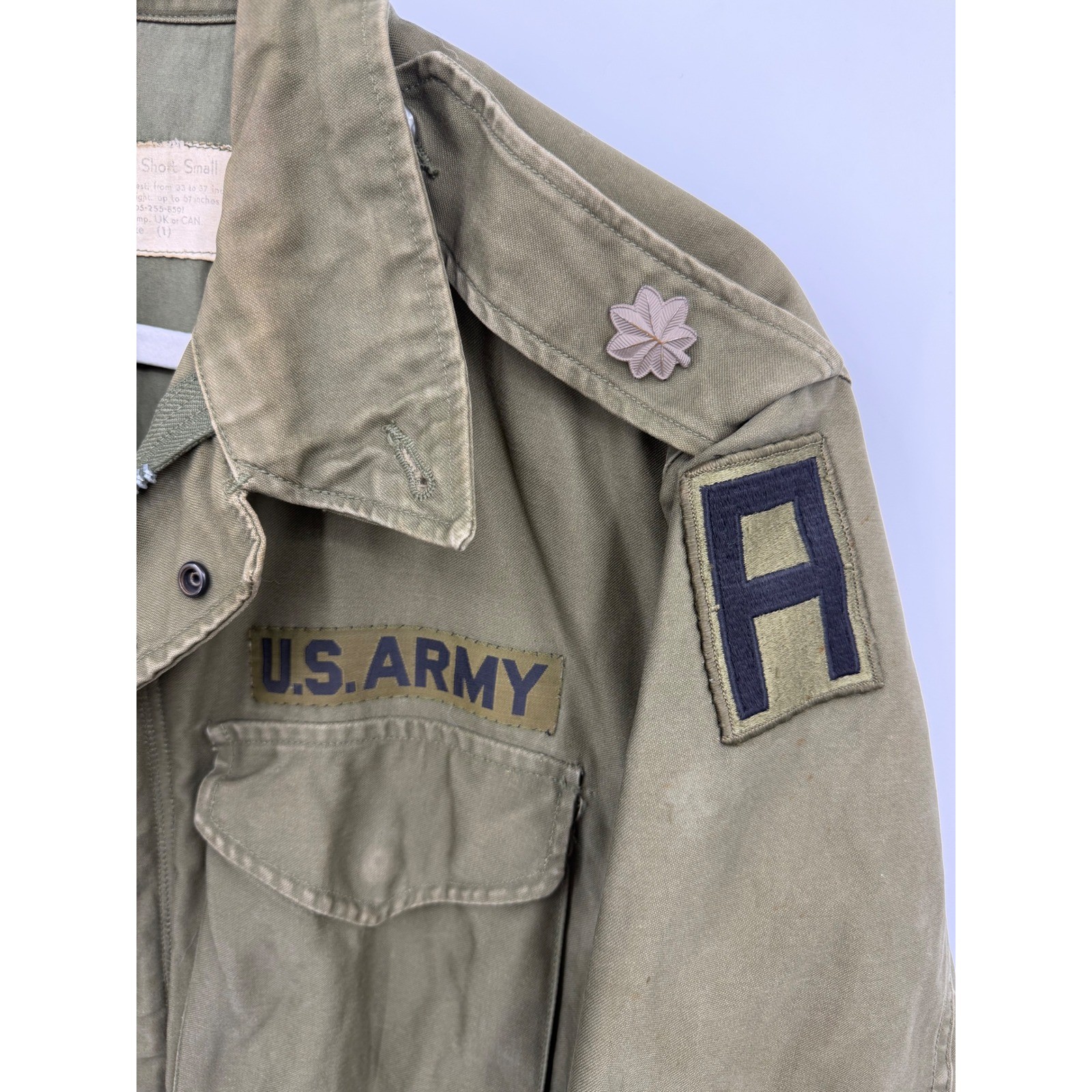Vintage US Army M-51 M1951 Field Jacket OG-107 Korean War Small Short