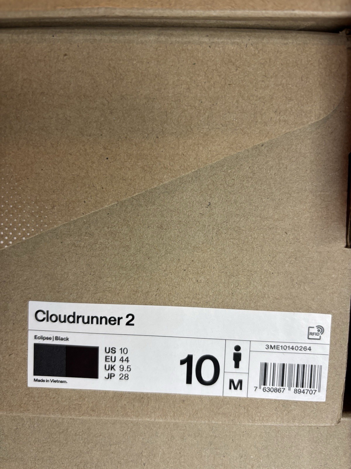 On Cloud Runner 2 Men’s Size 10