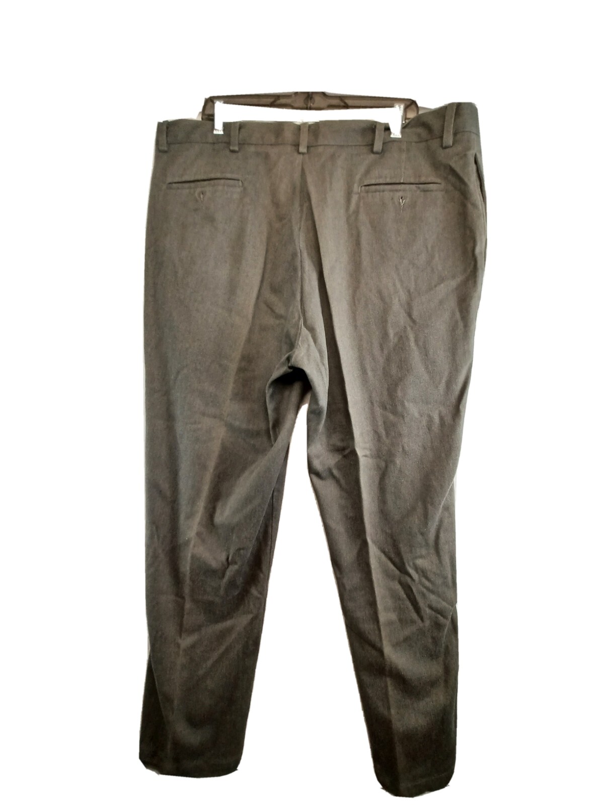 DOCKERS Pants Men’s W42 L30 Gray Khakis Classic Fit Stretch Heather No Wrinkle