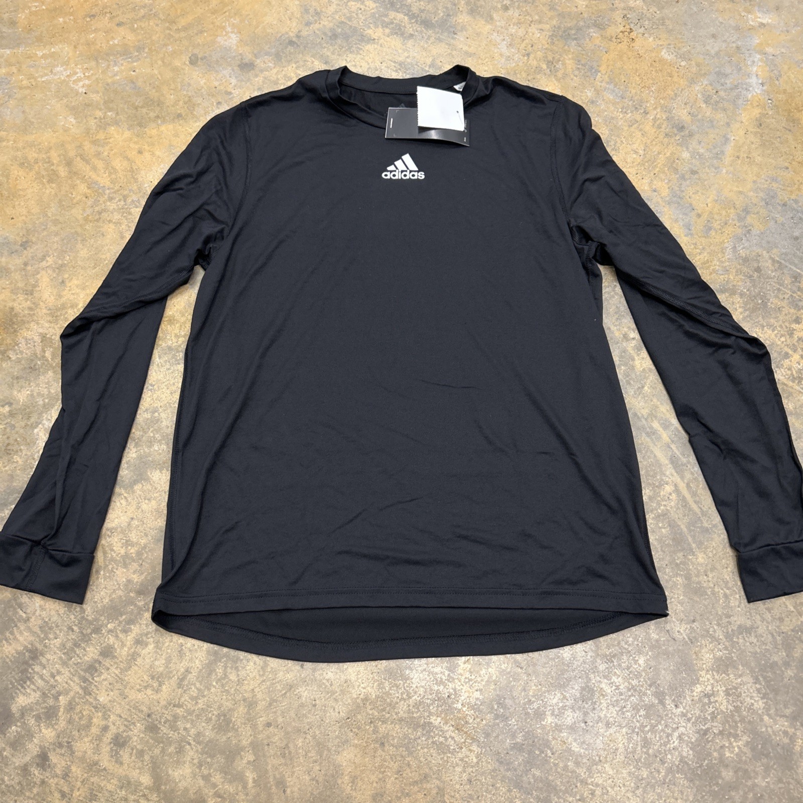 Adidas Creator Long Sleeve Tee -Tall- Black EK0123 Men’s Size 2XLT NWT