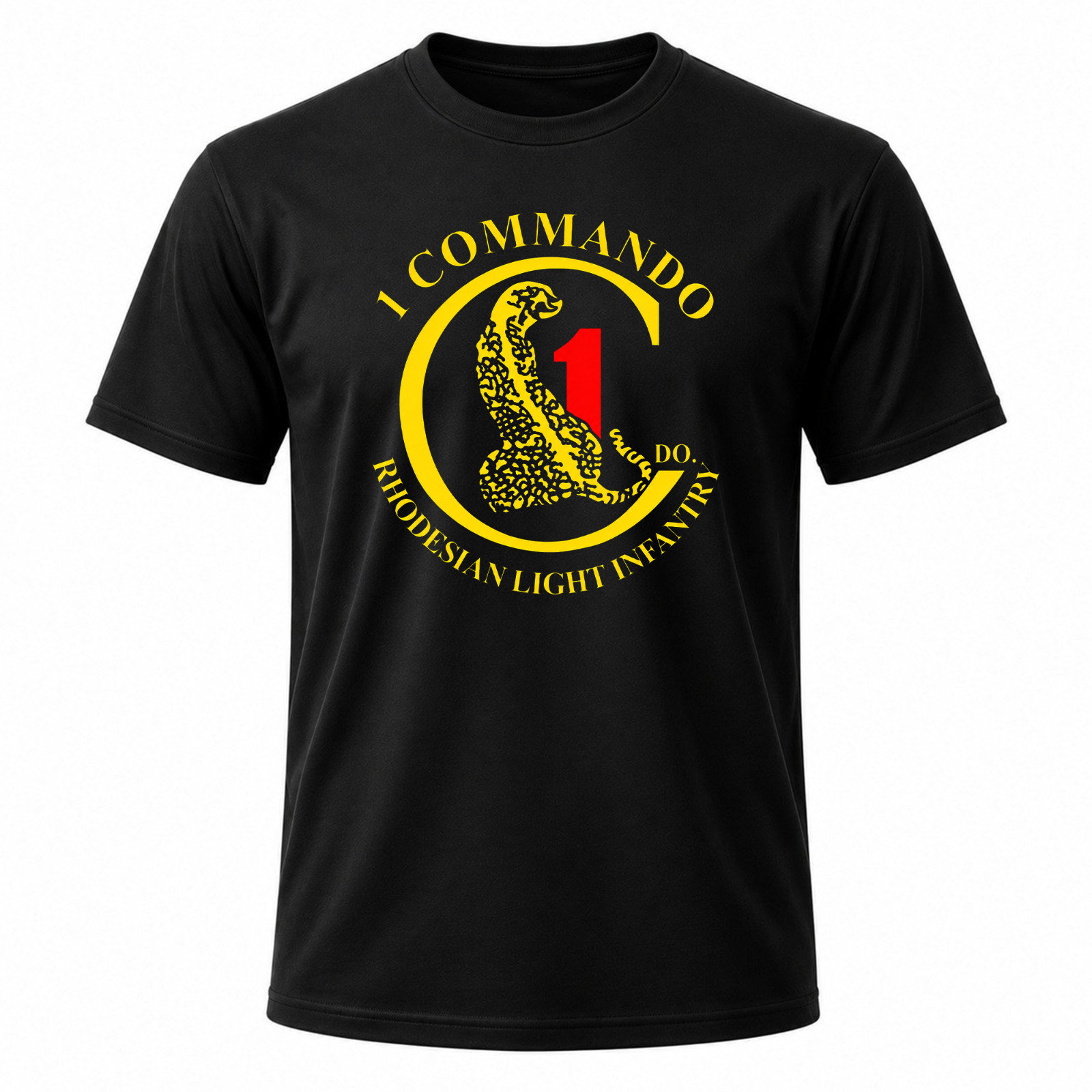 RLI 1 Commando Rhodesian Light Infantry Army Men’s Graphic T Shirt Fr