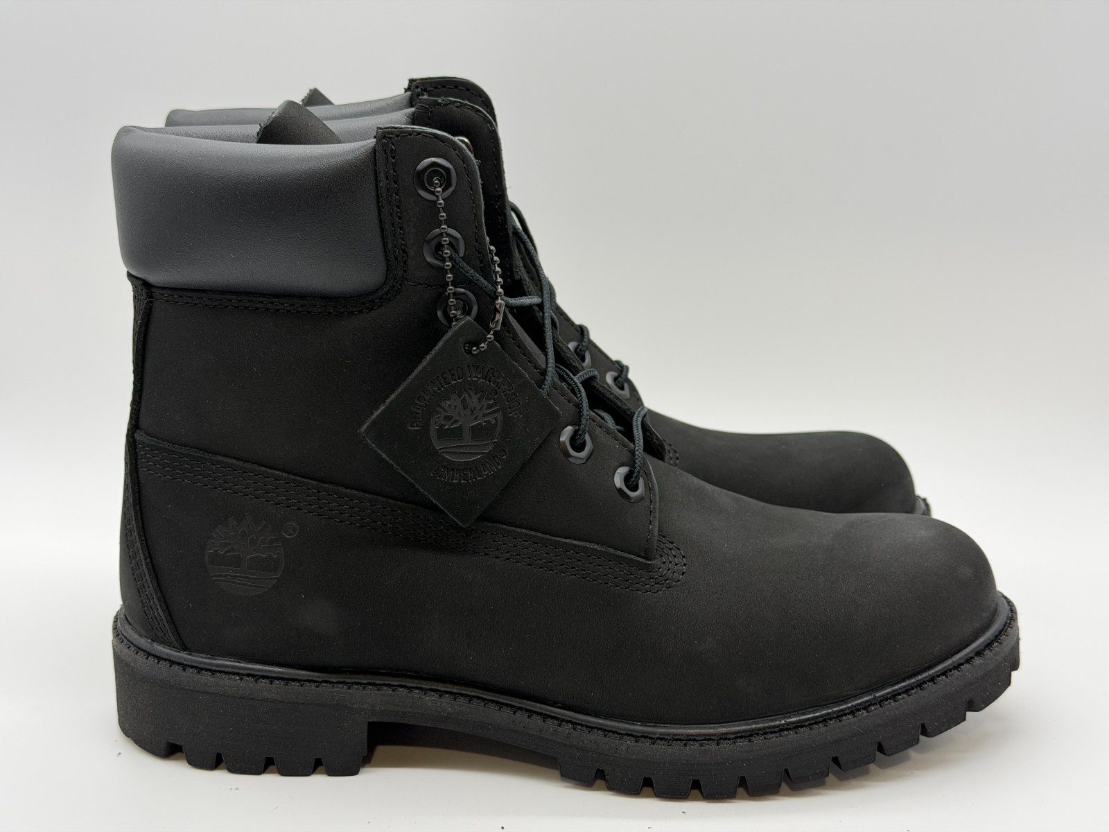 NEW Timberland 6 Inch Boot Black Nubuck Premium TB010073-001 Men’s Sz 6-13