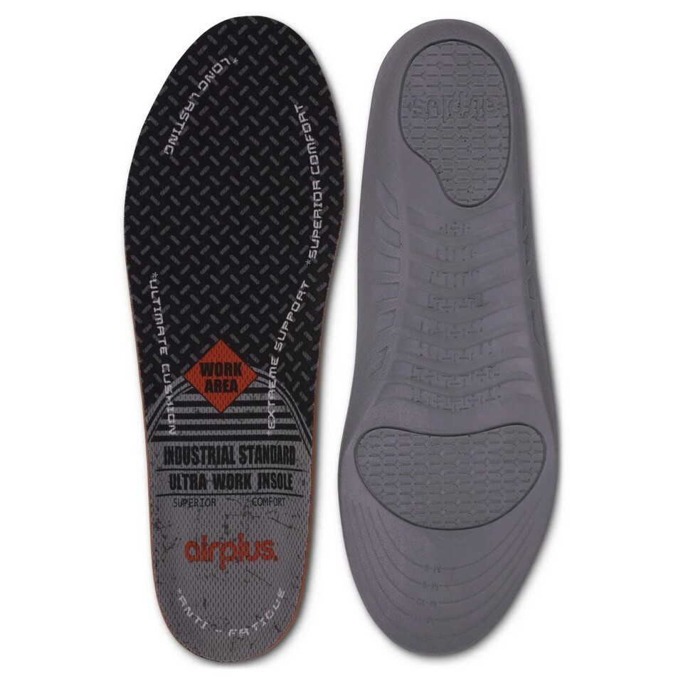 Airplus Ultra Work Memory Insole Men’S 7-13, Cut-To-Fit