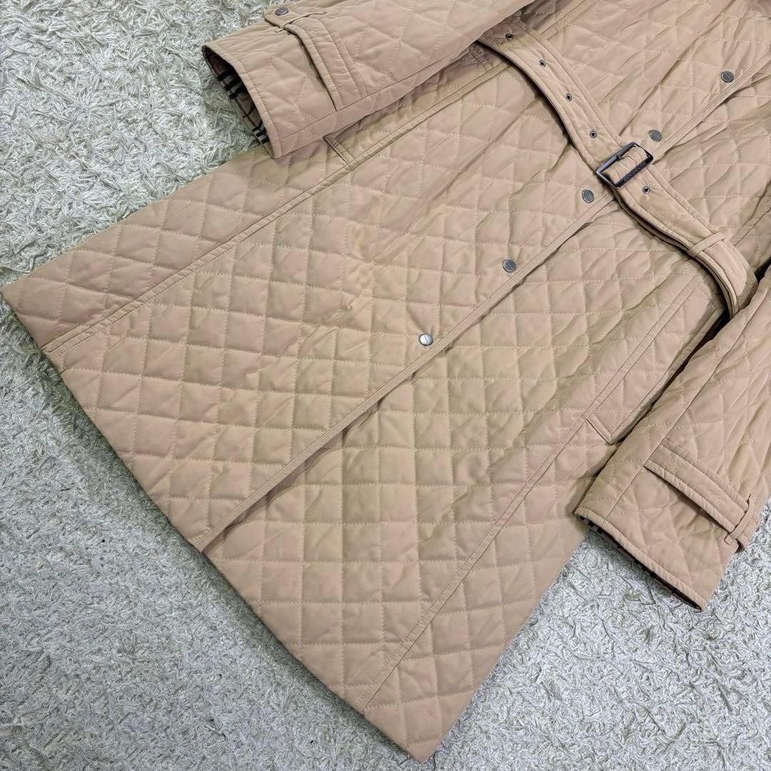 Burberry London Nova check belt quilting jacket coat