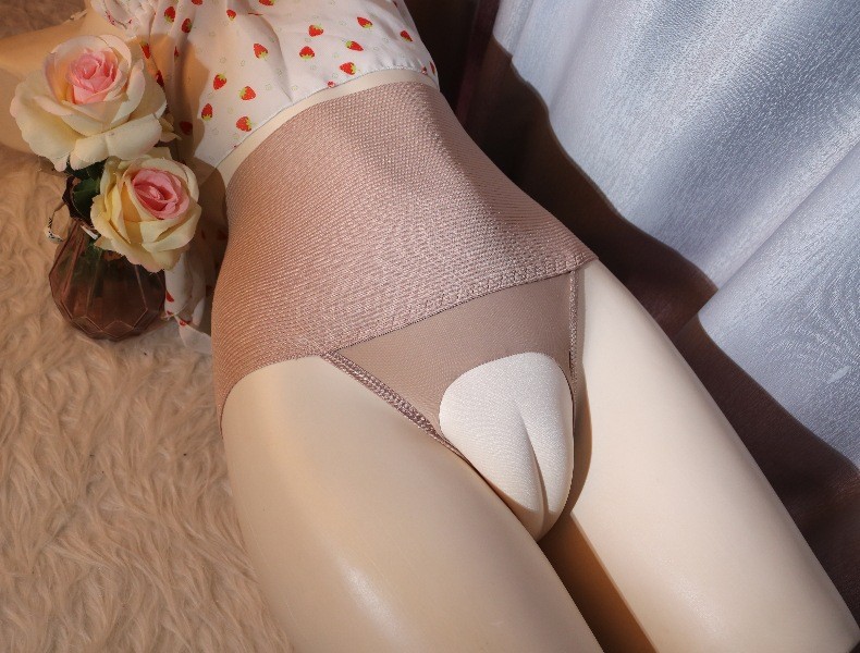 Crossdresser High Waist Control Briefs Tuck Panties Shapewear 1Pc