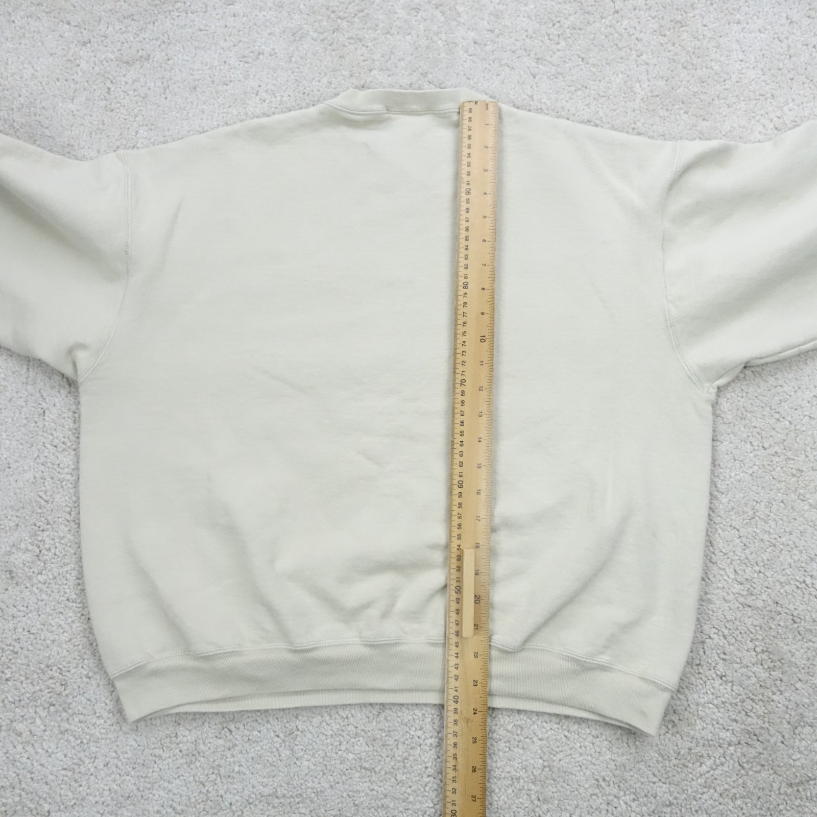 Fruit Of The Loom Sweatshirt Mens Extra Large Beige A Craft Windows USA 90s Logo