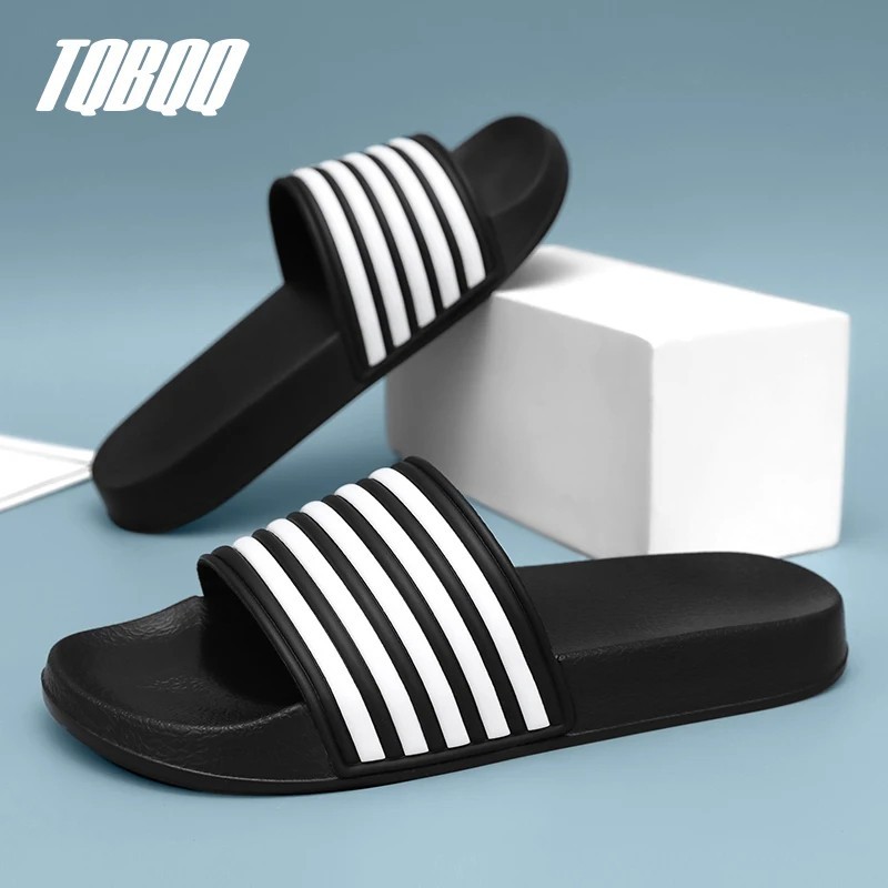 Men’s Slides Sandals EVA Foam Comfortable Non-Slip Women’s Massage Slippers for