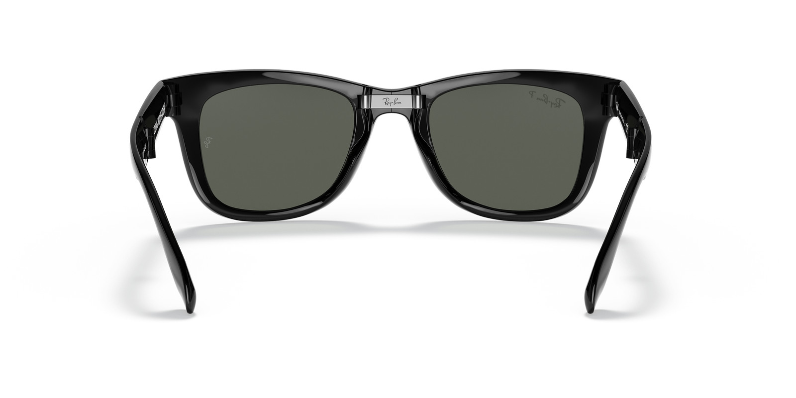 Ray-Ban Wayfarer Folding Classic Green Polarized Sunglasses RB4105 601/58 50-22