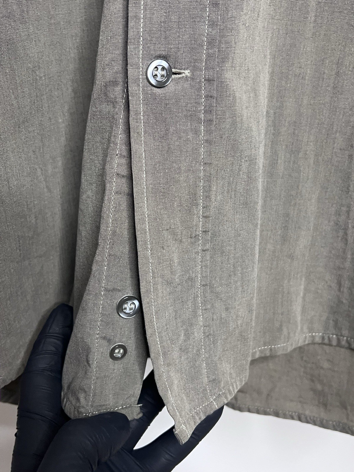 1990s Emilio Pucci Firenze Beige Mens Button Up Shirt Rare Unique