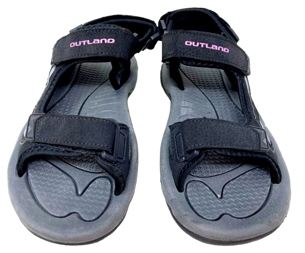 Outland Women’s Tracker ll Outdoor Fisherman Sandals Black/Gray Size:9 192N