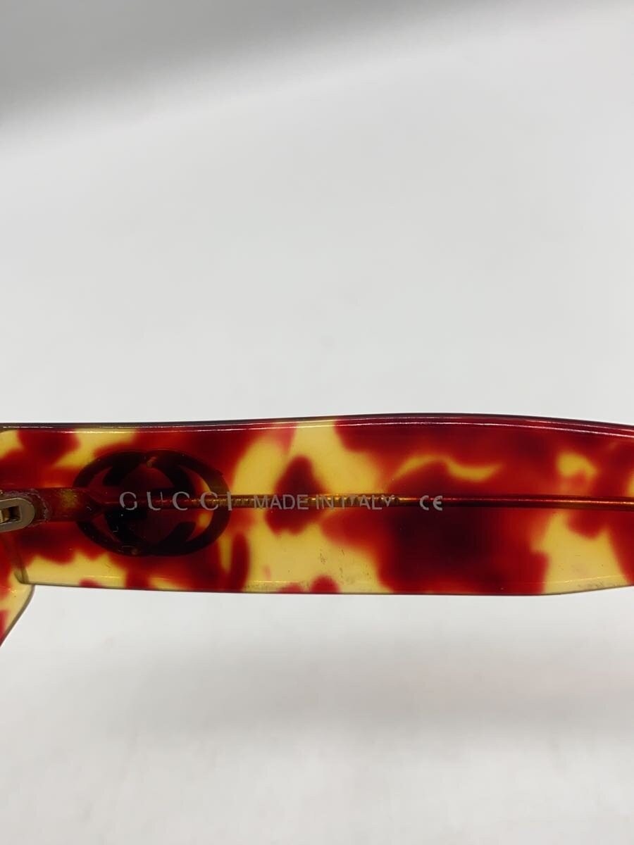 GUCCI Interlocking G Marble Frame Sunglasses BRW BLU Men s Small scratches on le